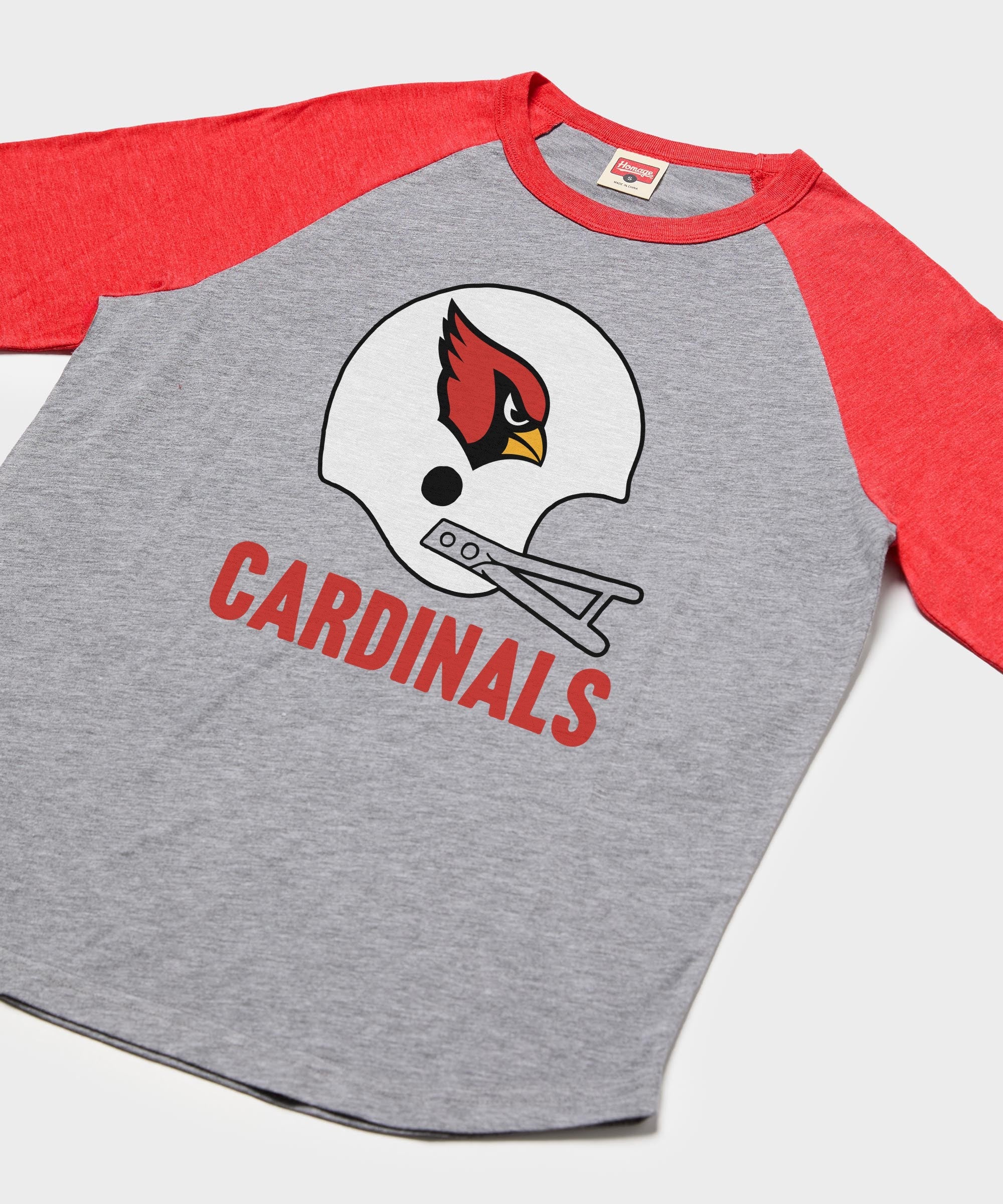 Arizona Cardinals Big Helmet Raglan - Image 2