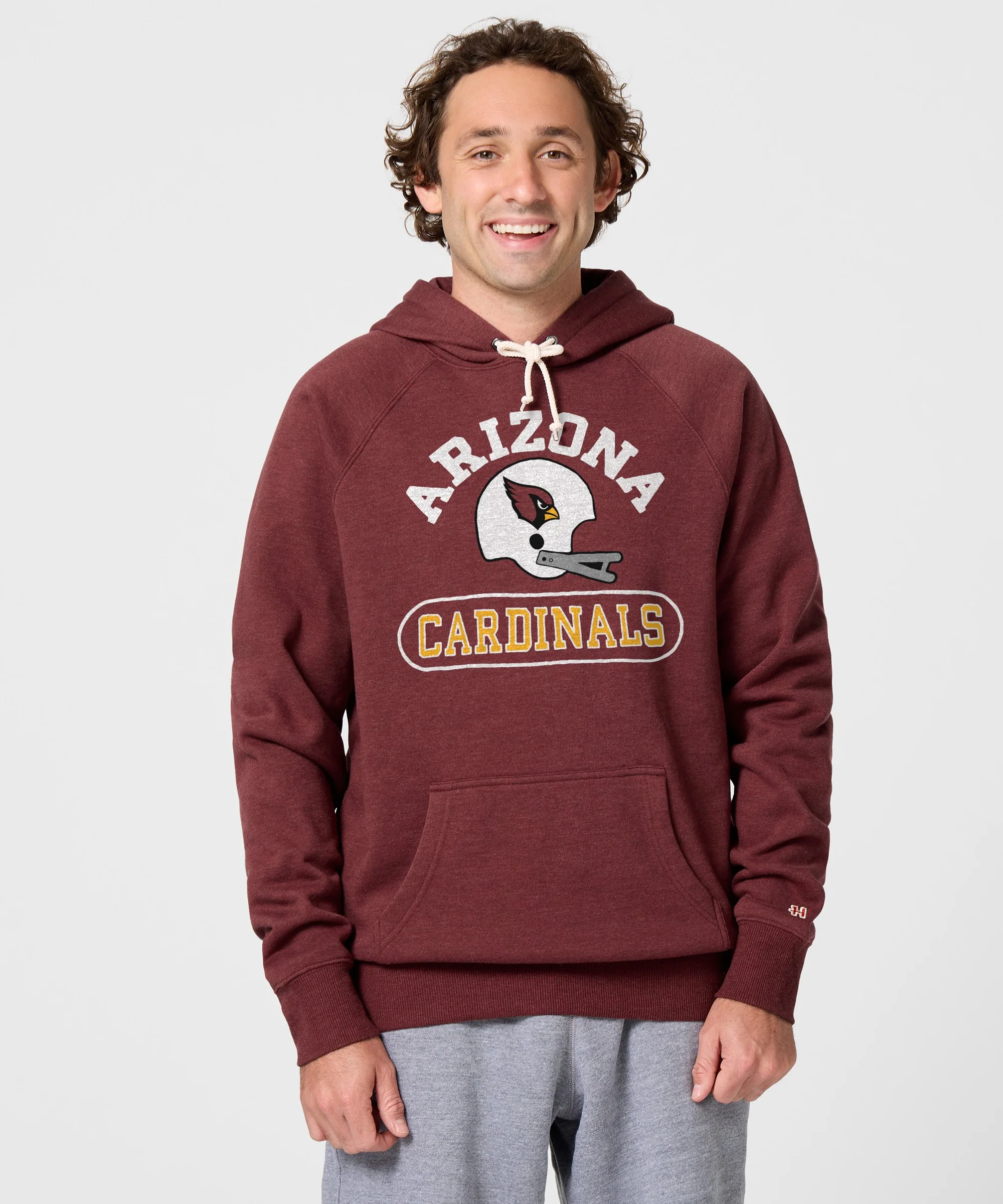 Arizona Cardinals Throwback Helmet Hoodie - Image 3