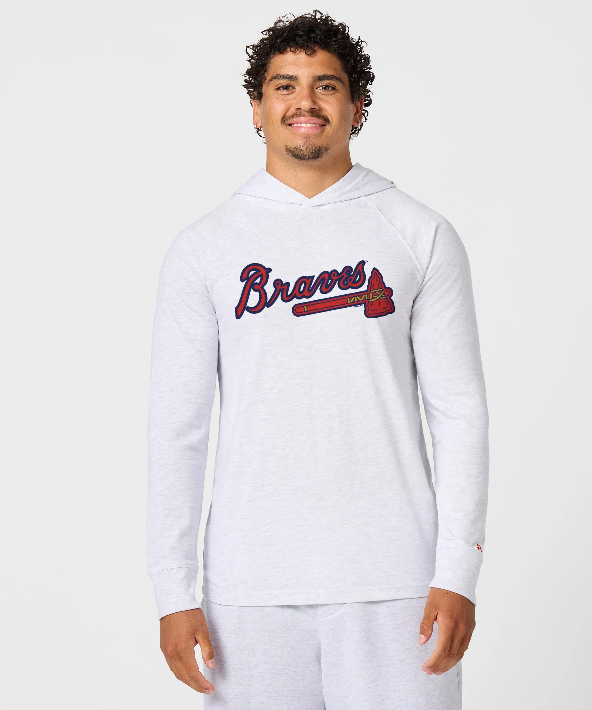 Atlanta Braves Jersey Logo '18 Lightweight Hoodie - Image 3