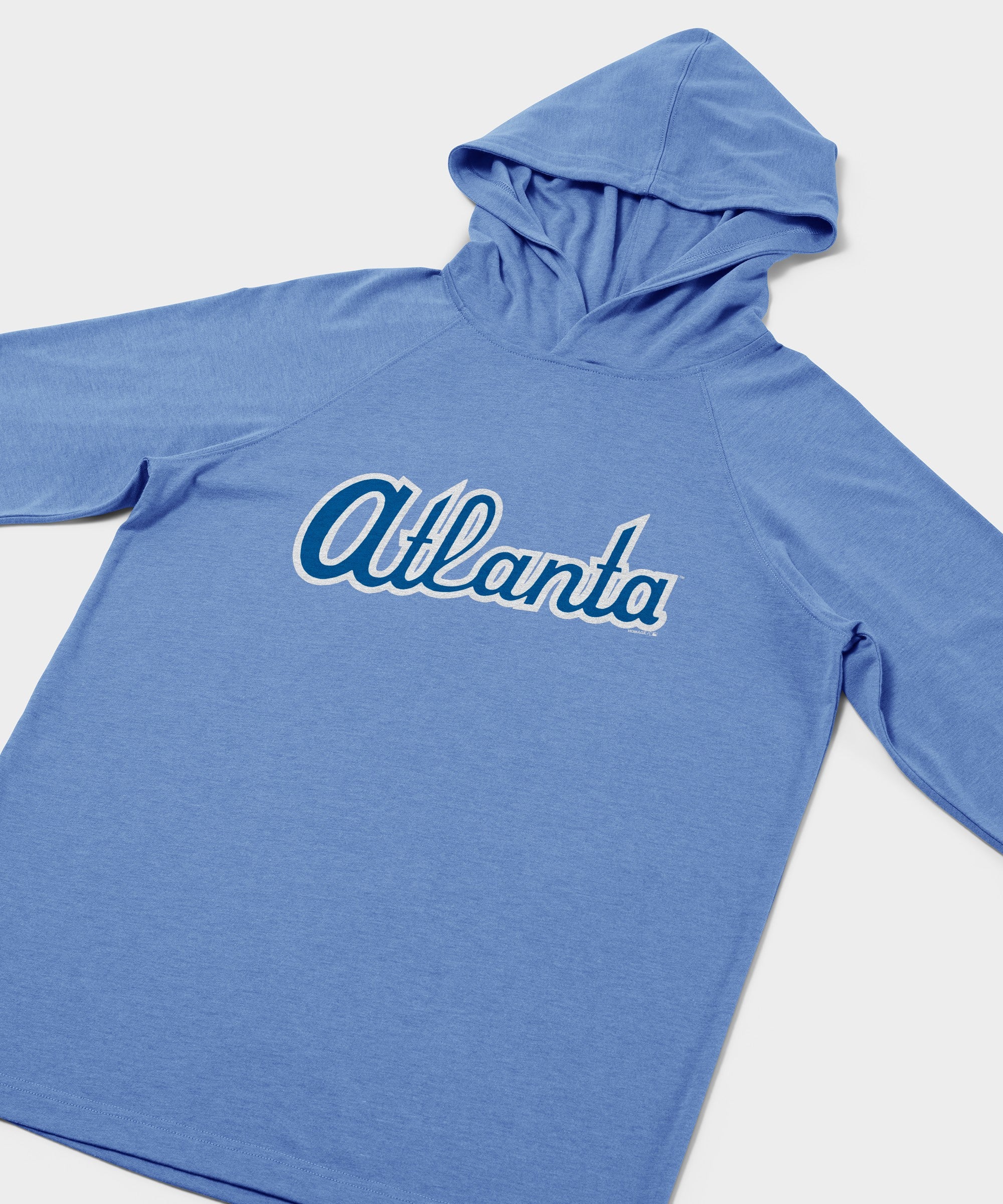 Atlanta Braves Jersey Logo '80 Lightweight Hoodie - Image 2