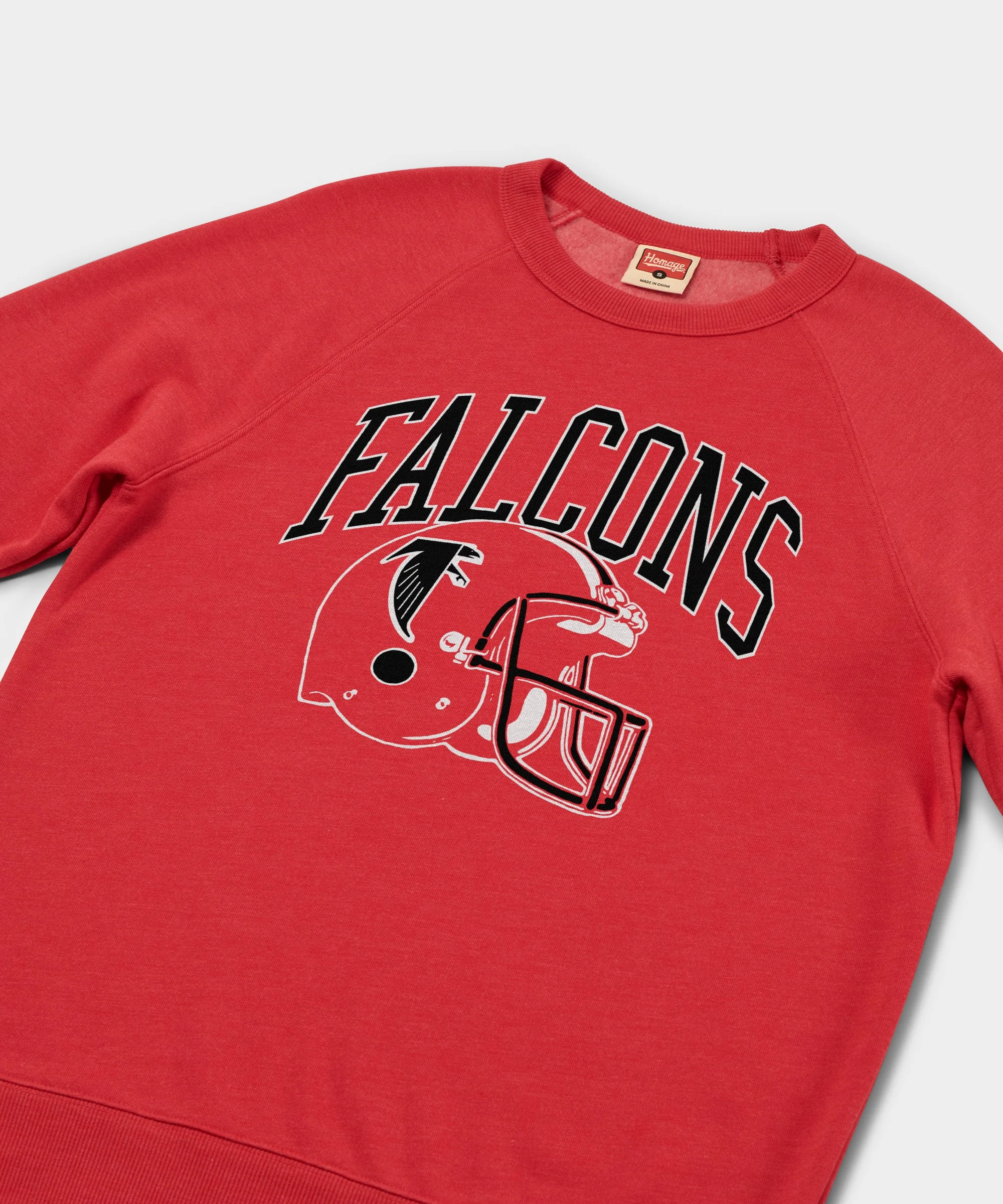 Atlanta Falcons Helmet Retro Crewneck - Image 2