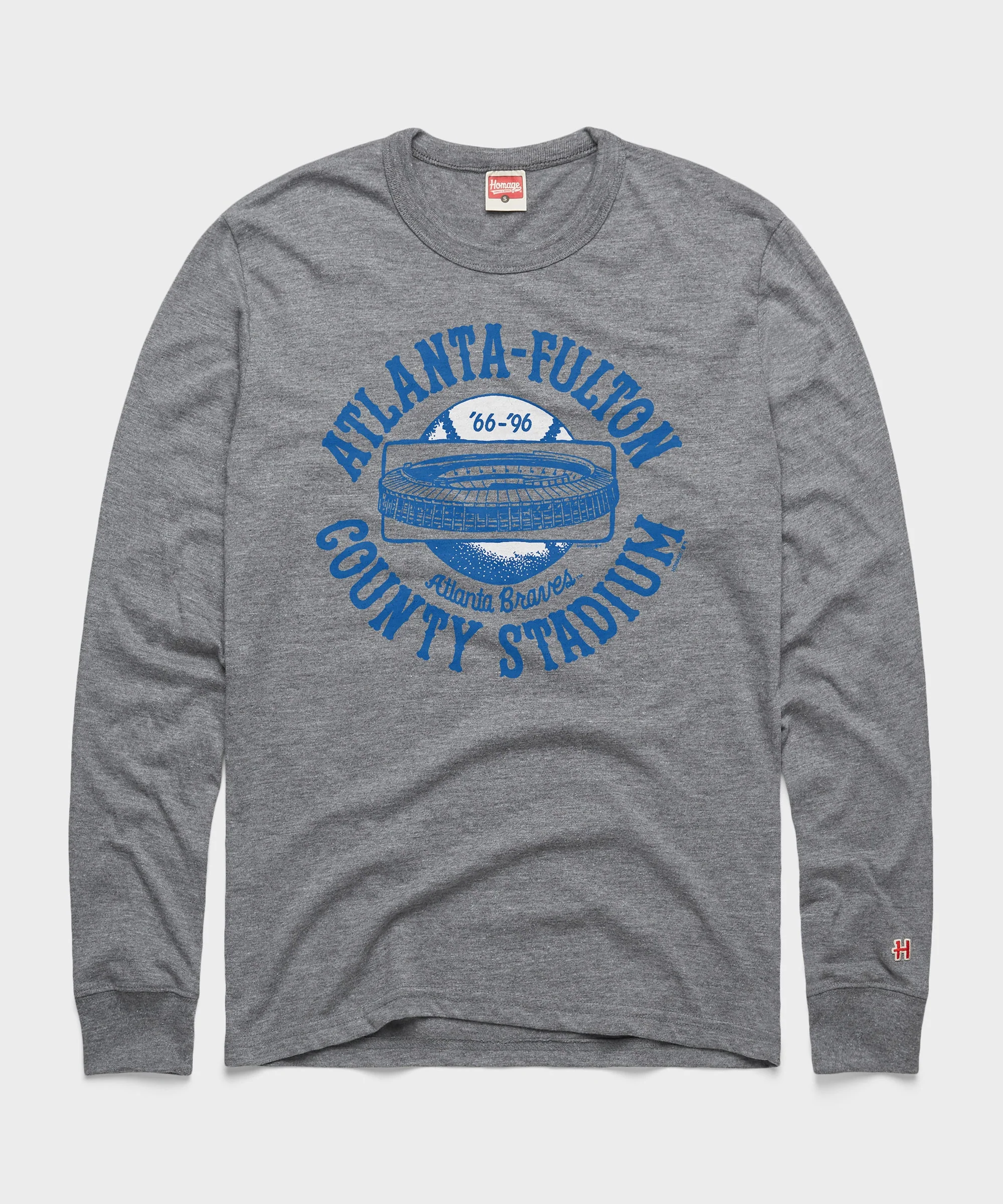 Atlanta-Fulton County Stadium Long Sleeve Tee