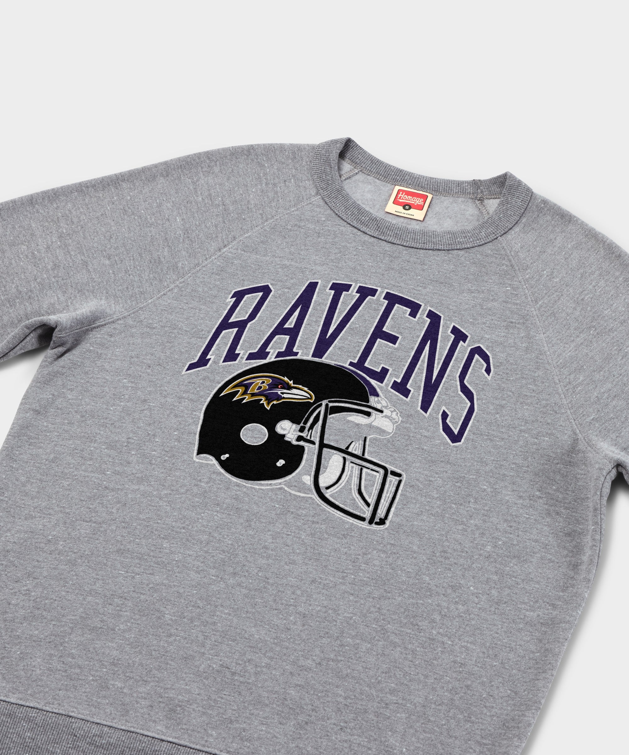 Baltimore Ravens Helmet Crewneck - Image 2