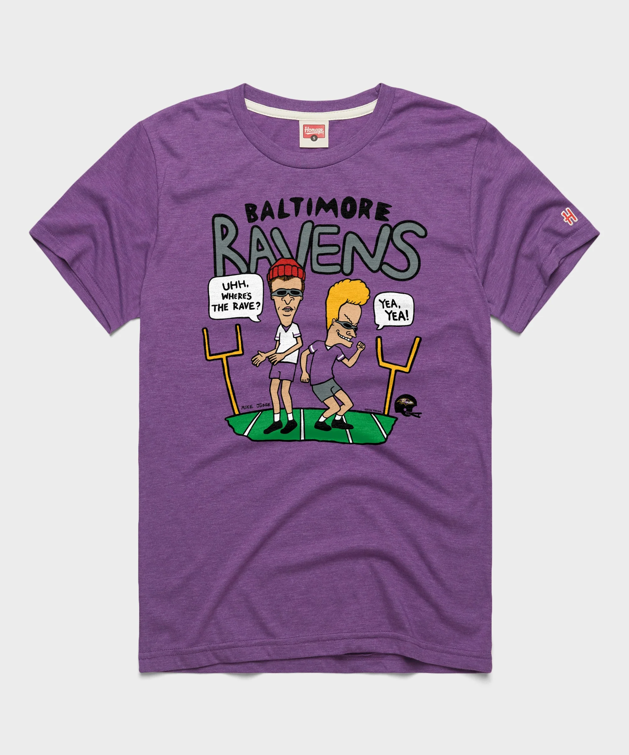 Beavis And Butt-Head X Baltimore Ravens Rave