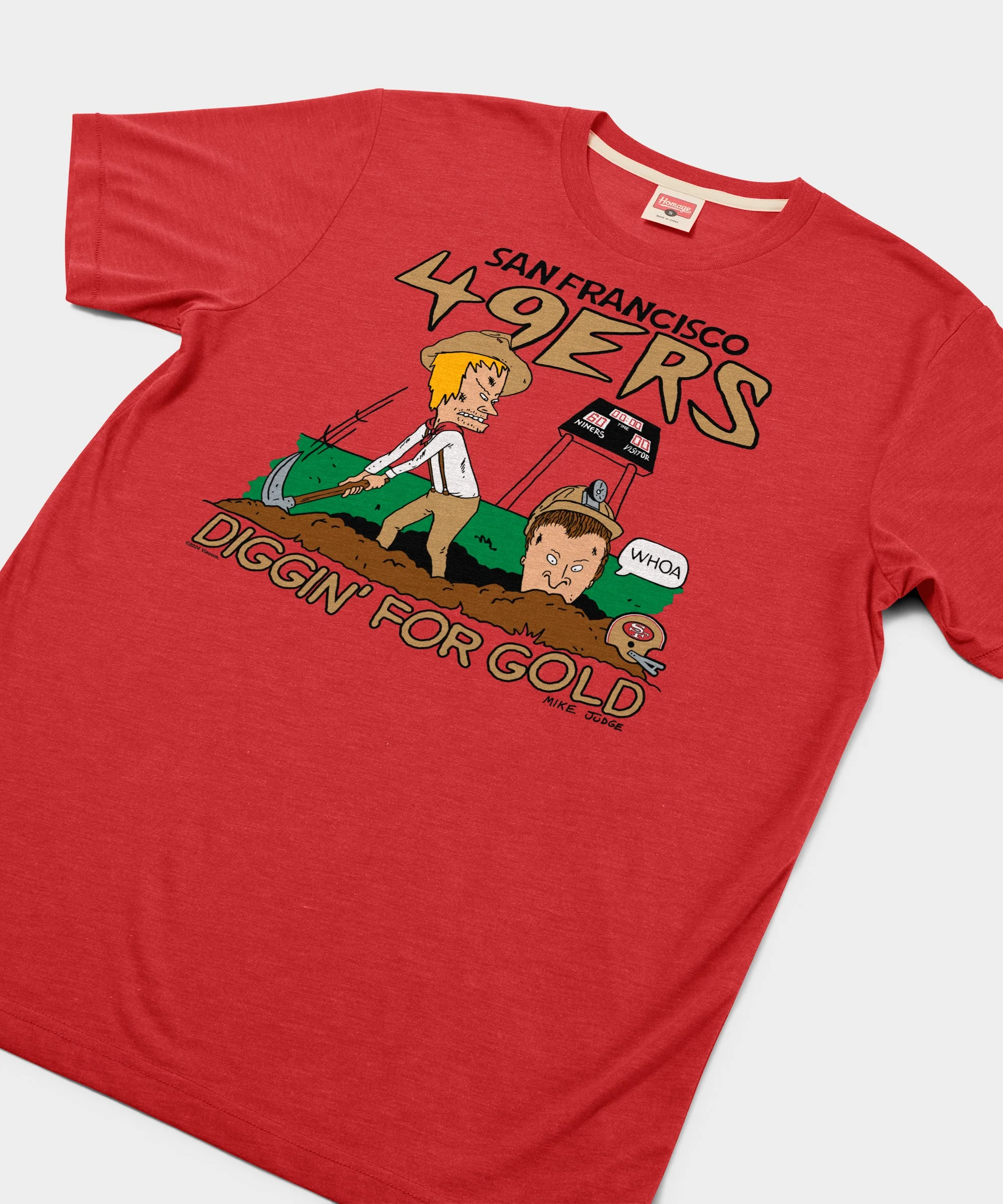 Beavis And Butt-Head X San Francisco 49ers Diggin' For Gold - Image 2