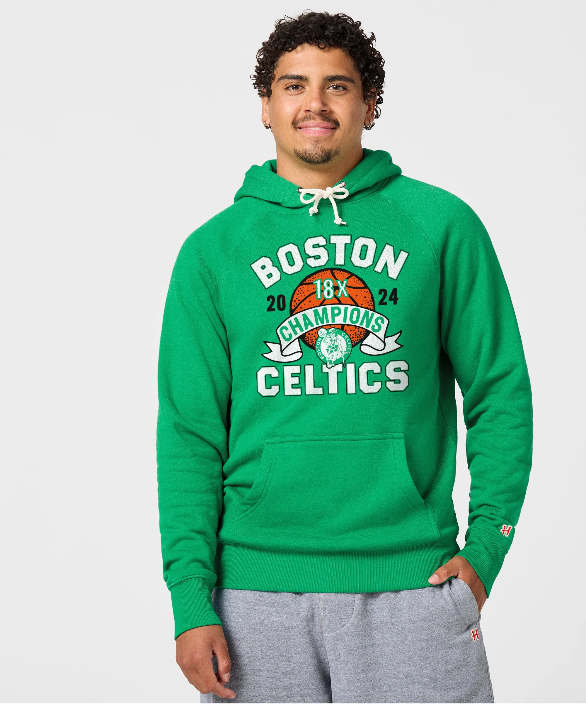 Boston Celtics 2024 18 Time Champions Hoodie - Image 3