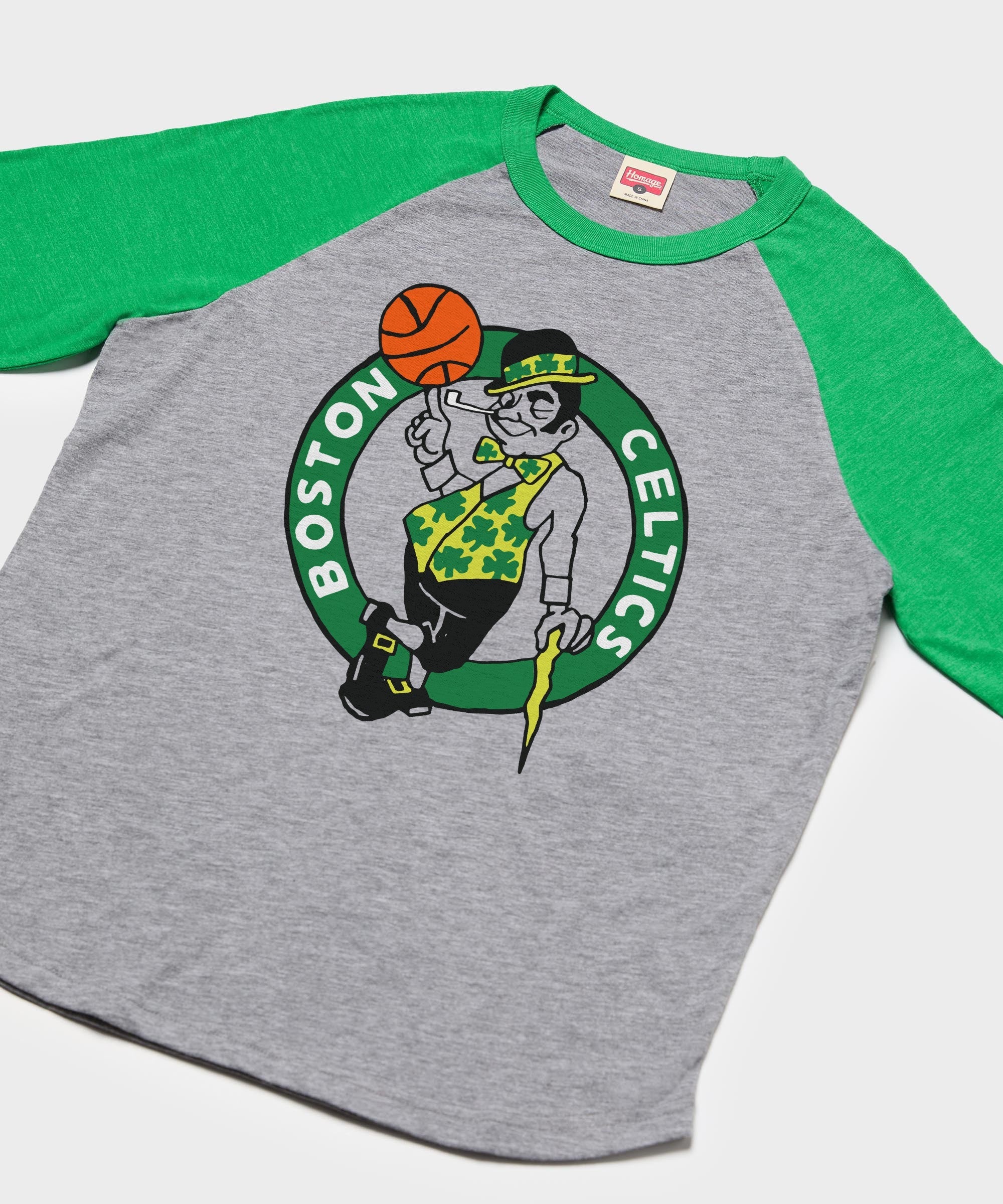 Boston Celtics Logo Raglan - Image 2