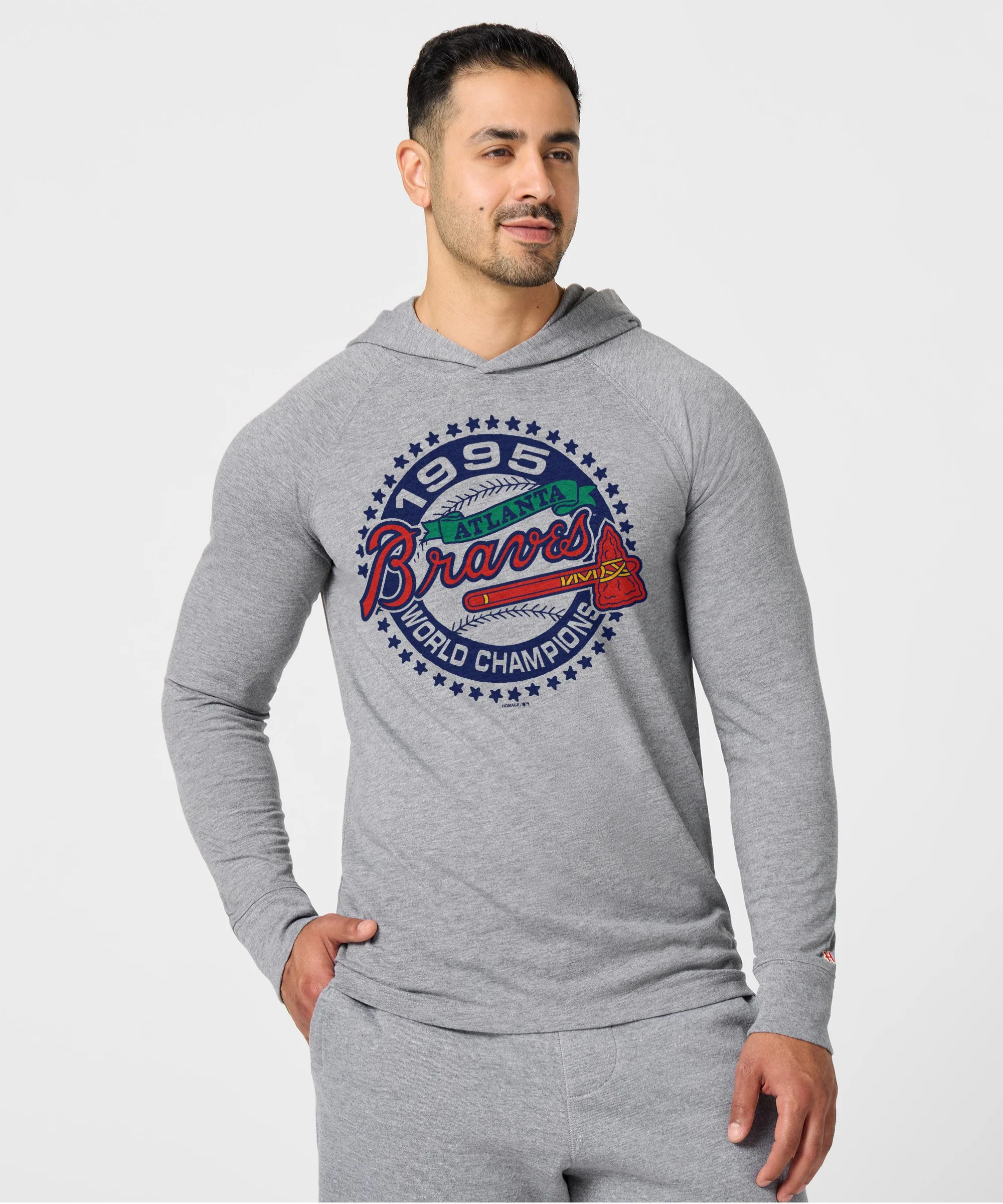 Braves World Series Champs 1995 Lightweight Hoodie - Image 3