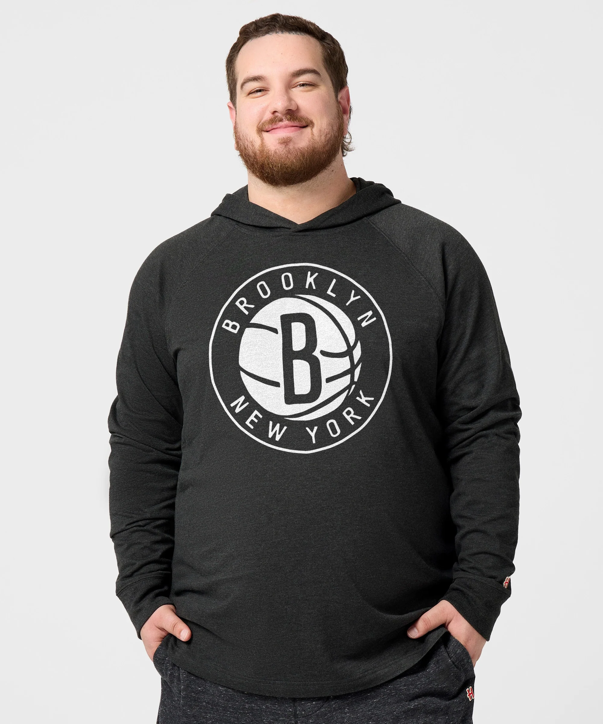 Brooklyn Nets Logo Lightweight Hoodie - Image 3