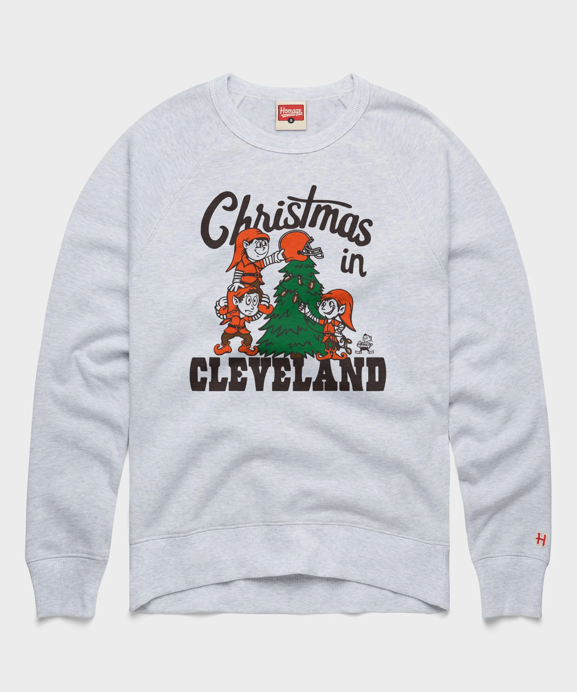 Browns Christmas In Cleveland Crewneck