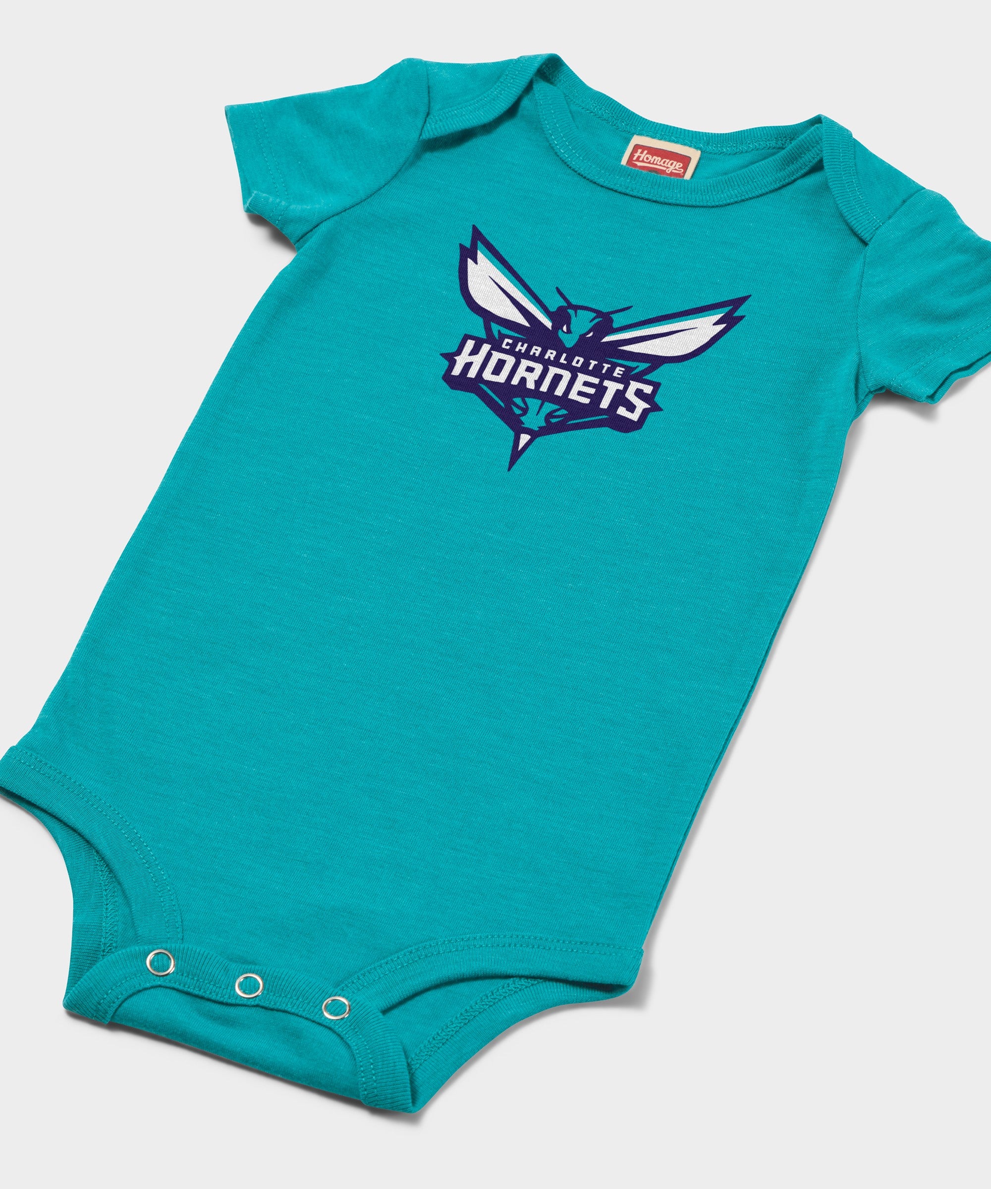 Charlotte Hornets Logo Baby One Piece - Image 2
