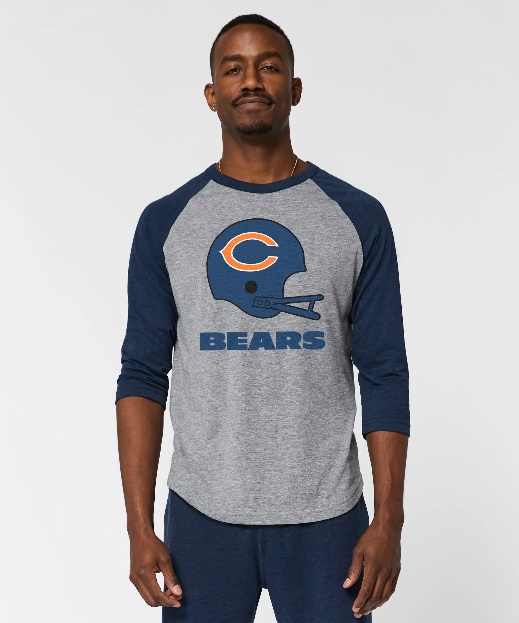Chicago Bears Big Helmet Raglan - Image 3