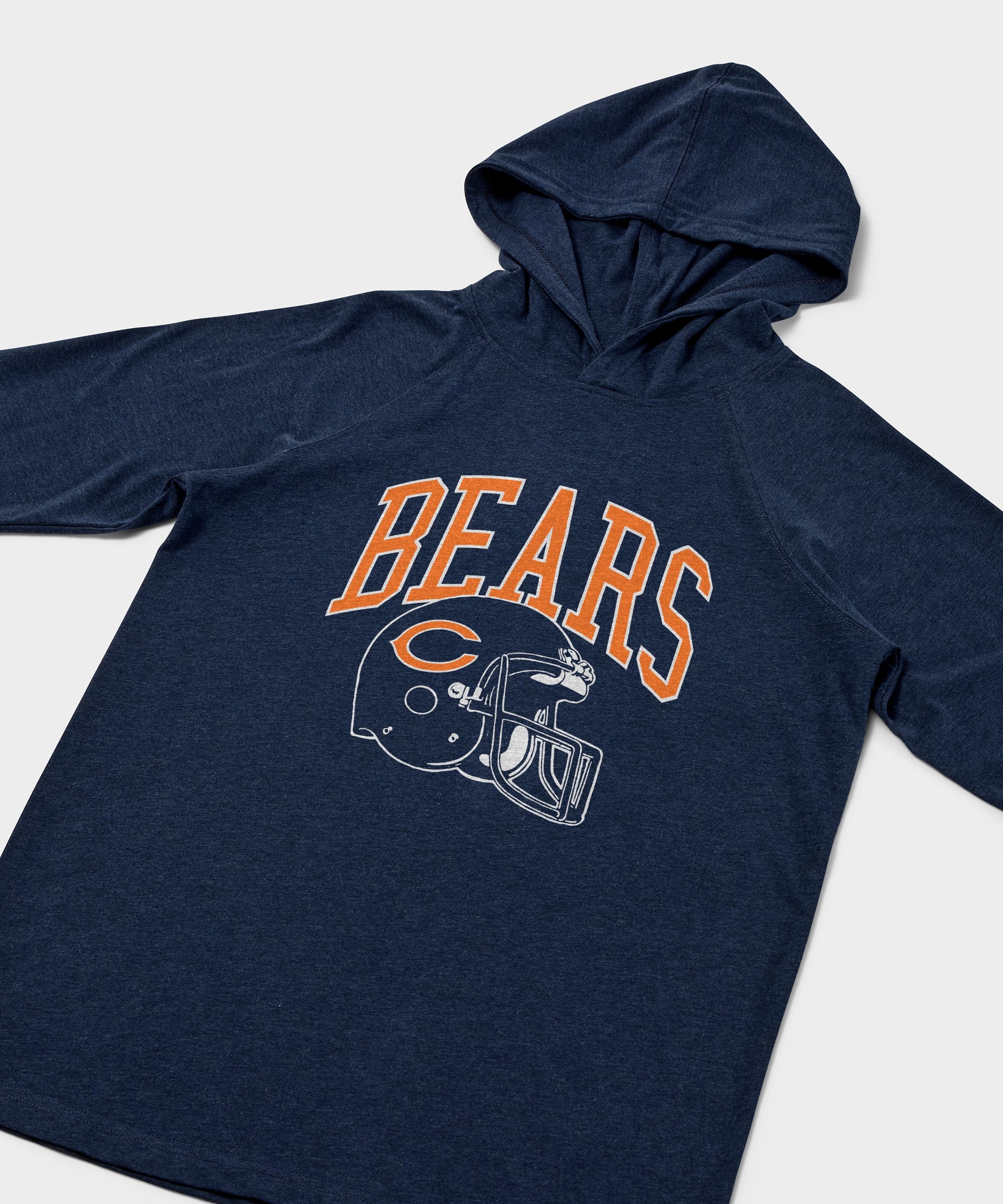 Chicago Bears Helmet Retro Lightweight Hoodie - Image 2