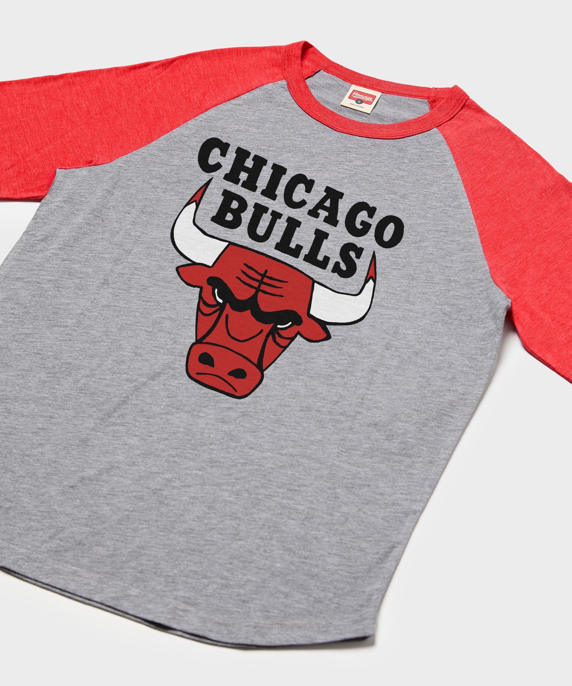 Chicago Bulls Logo Raglan - Image 2