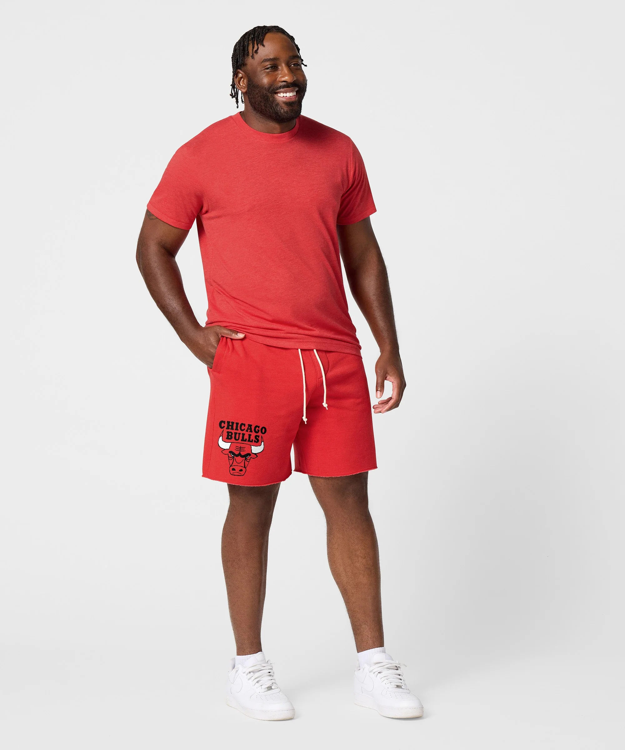 Chicago Bulls Logo Sweat Shorts - Image 5