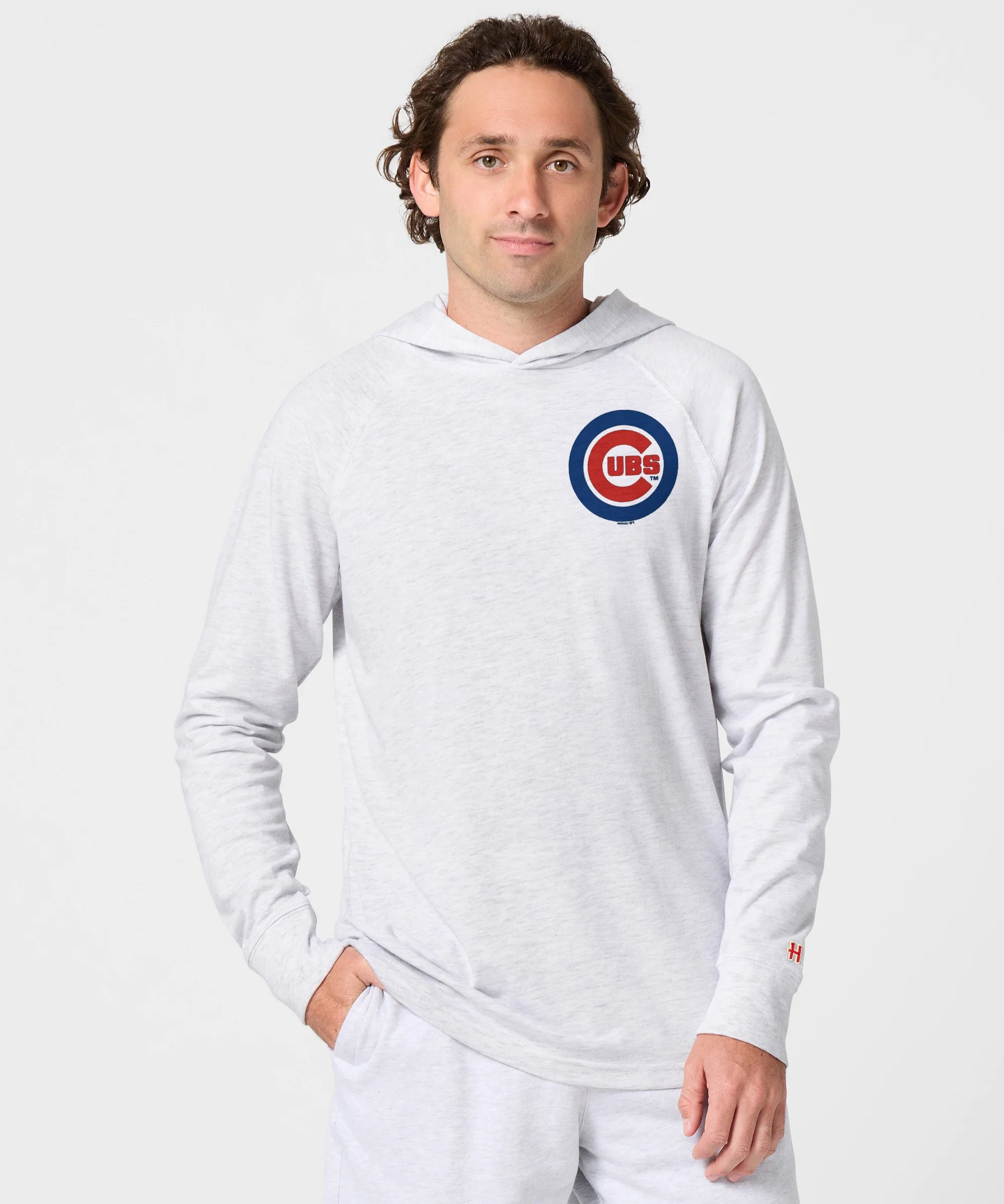 Chicago Cubs Jersey Logo '79 Lightweight Hoodie - Image 3