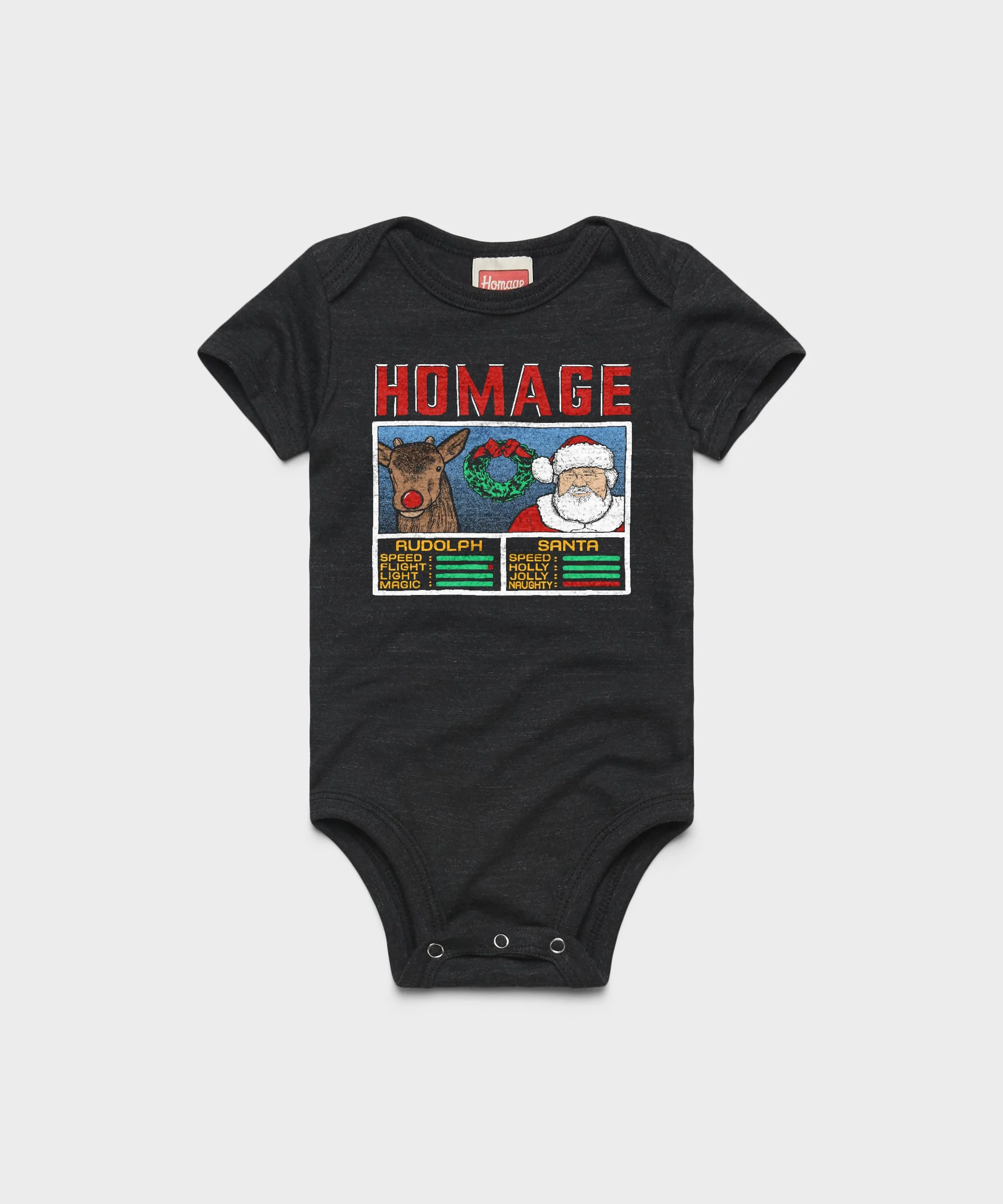 Christmas Jam Rudolph And Santa Baby One Piece