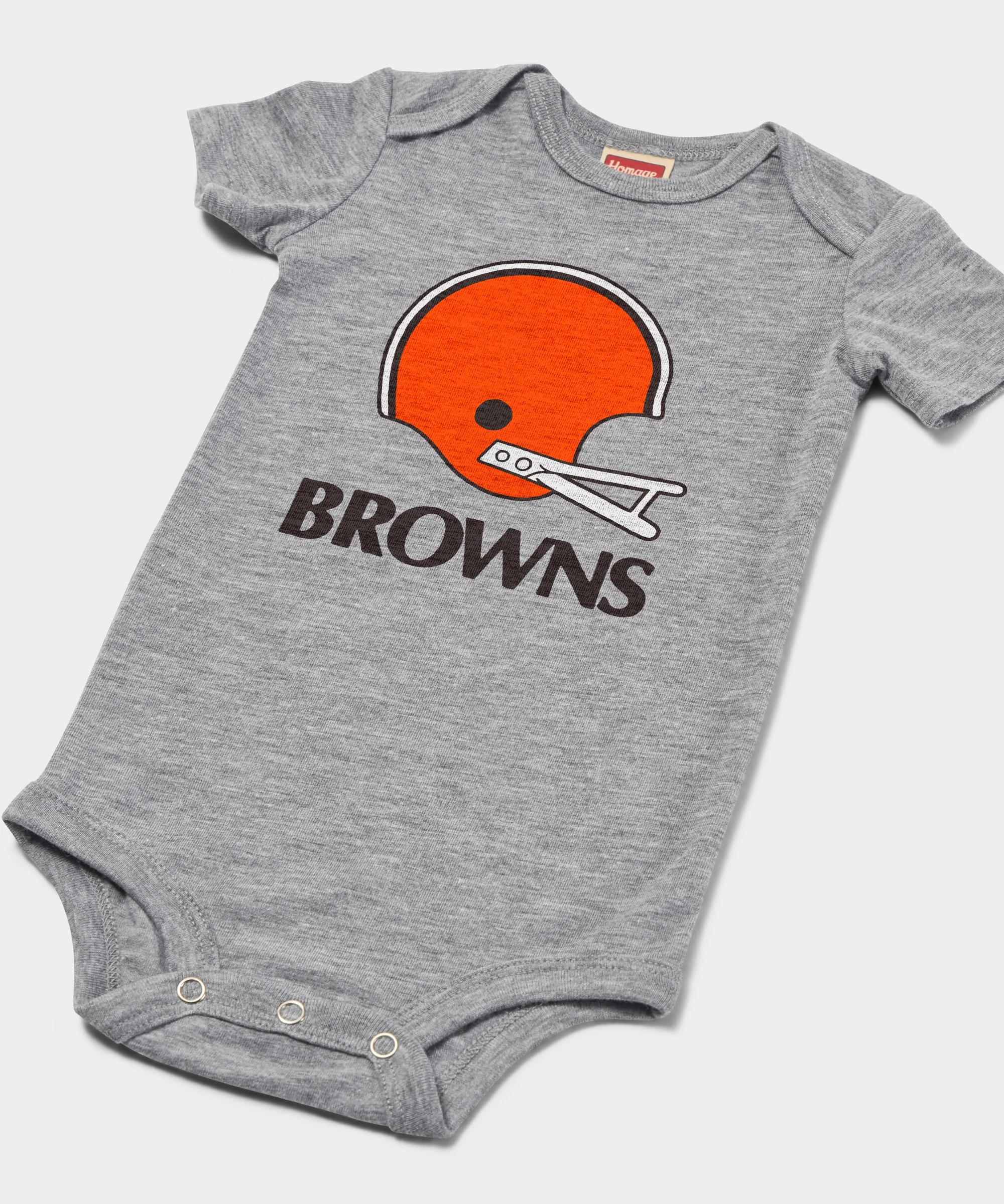 Cleveland Browns Big Helmet Baby One Piece - Image 2
