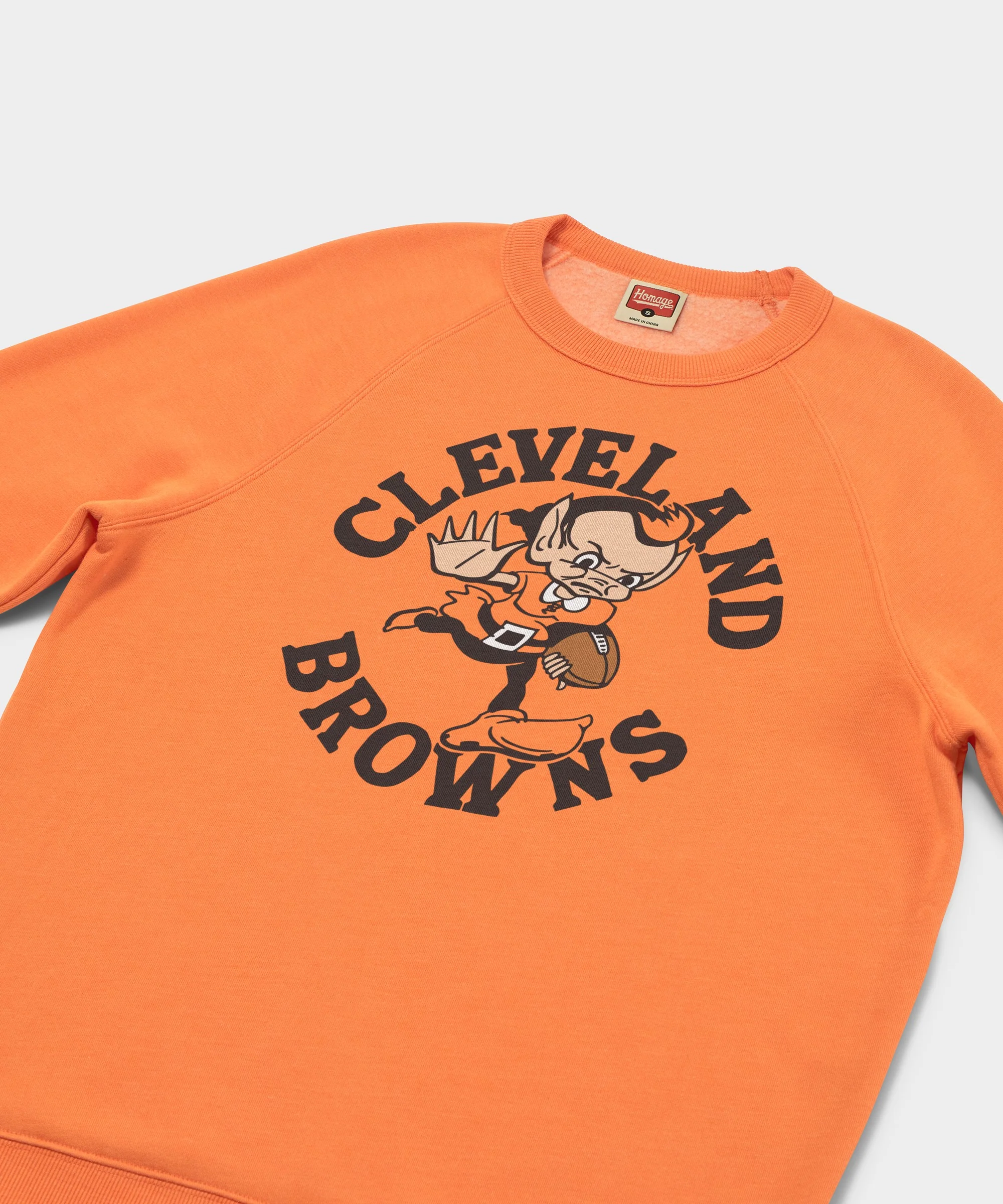 Cleveland Browns Brownie Stiff Arm Crewneck - Image 2