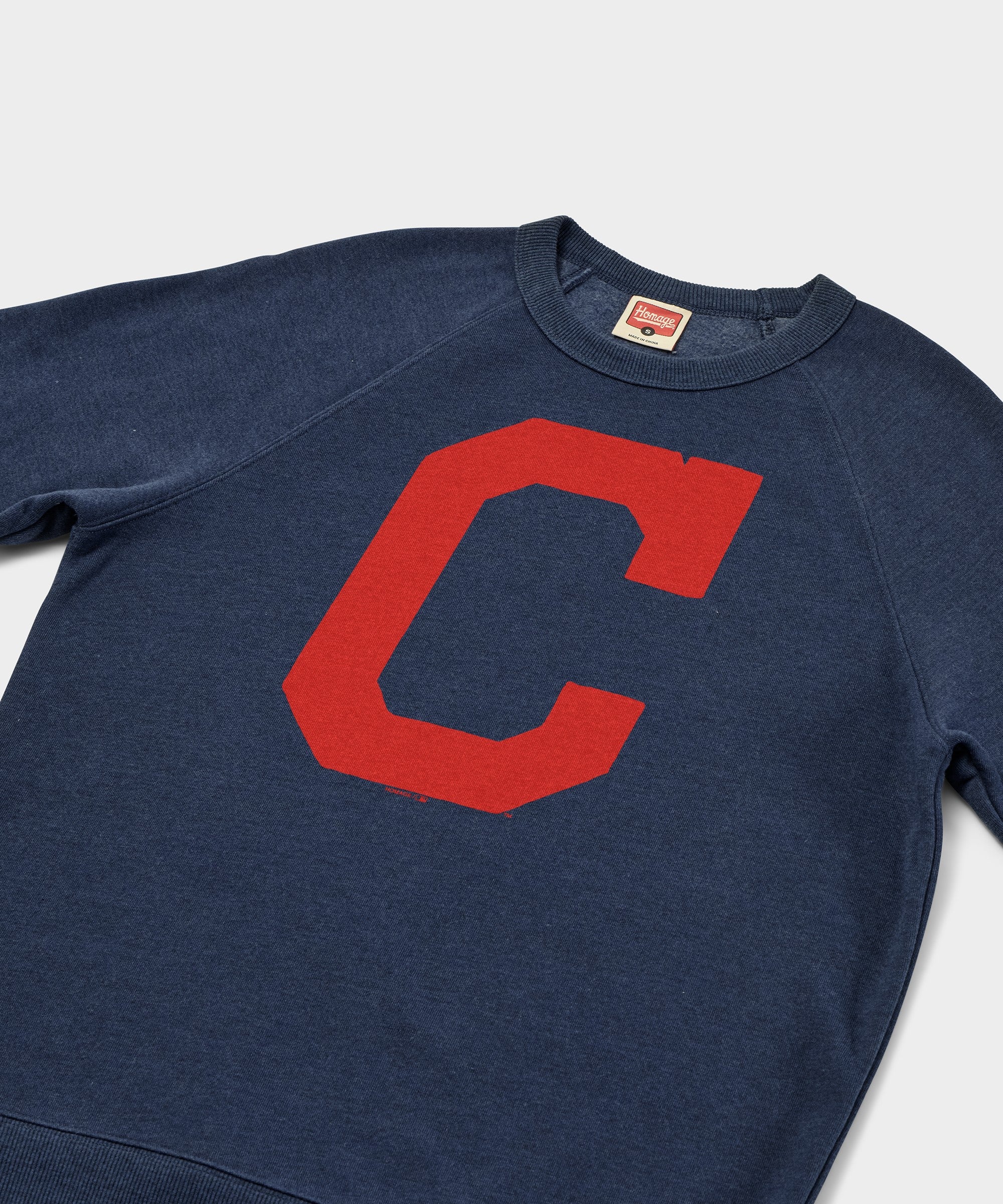Cleveland Indians Cap Logo '08 Crewneck - Image 2