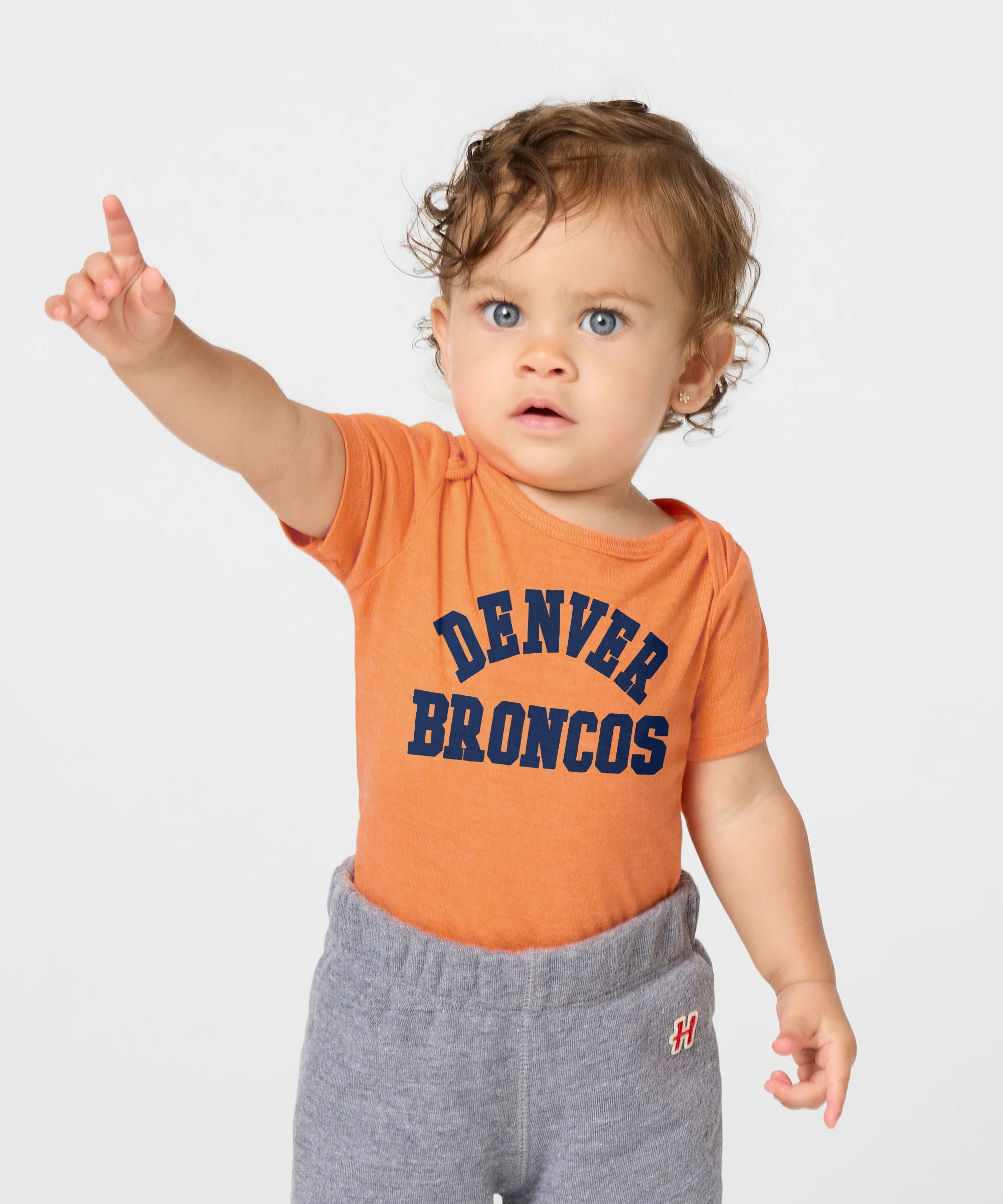 Denver Broncos Classic Baby One Piece - Image 3