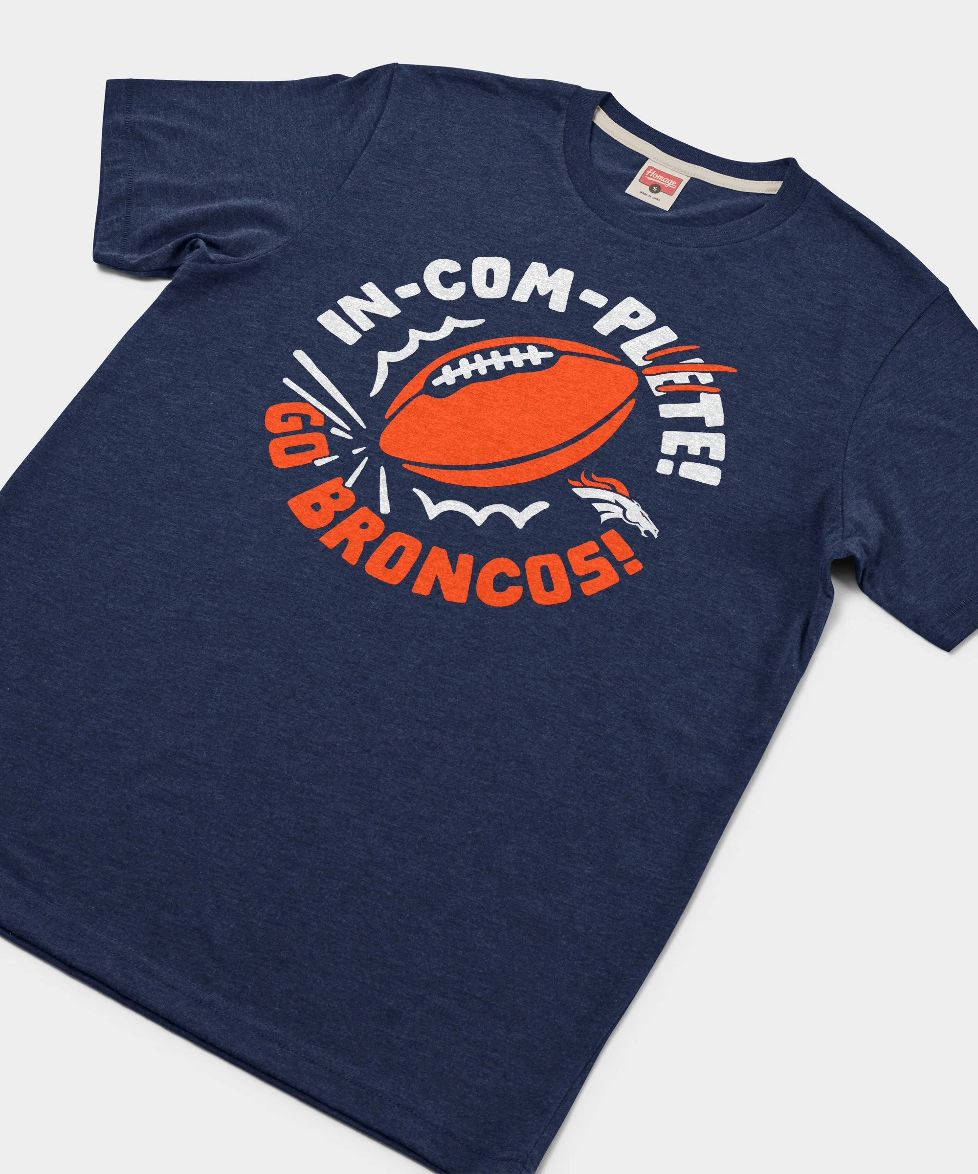 Denver Broncos Incomplete Football - Image 2