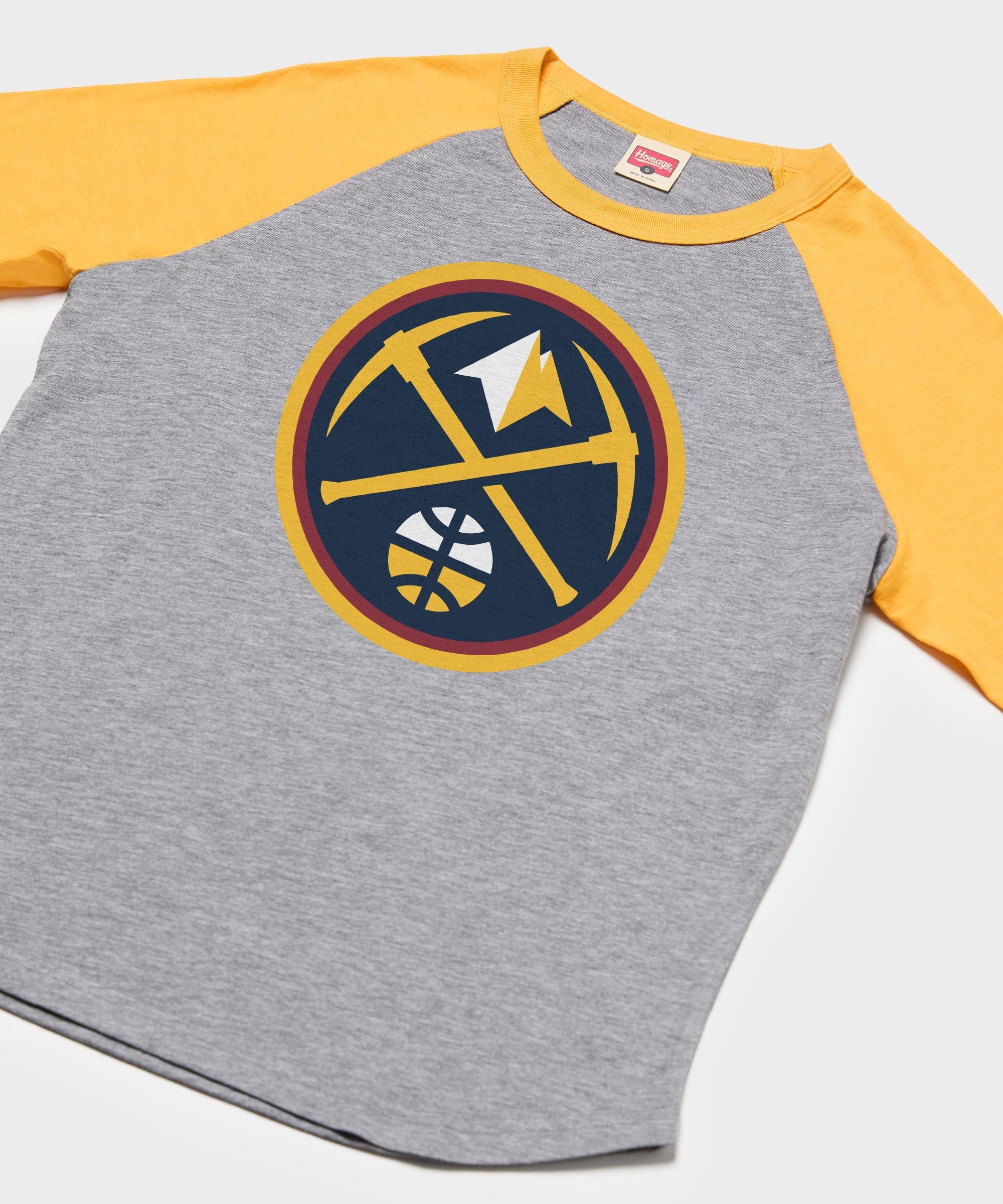 Denver Nuggets Logo Raglan - Image 2