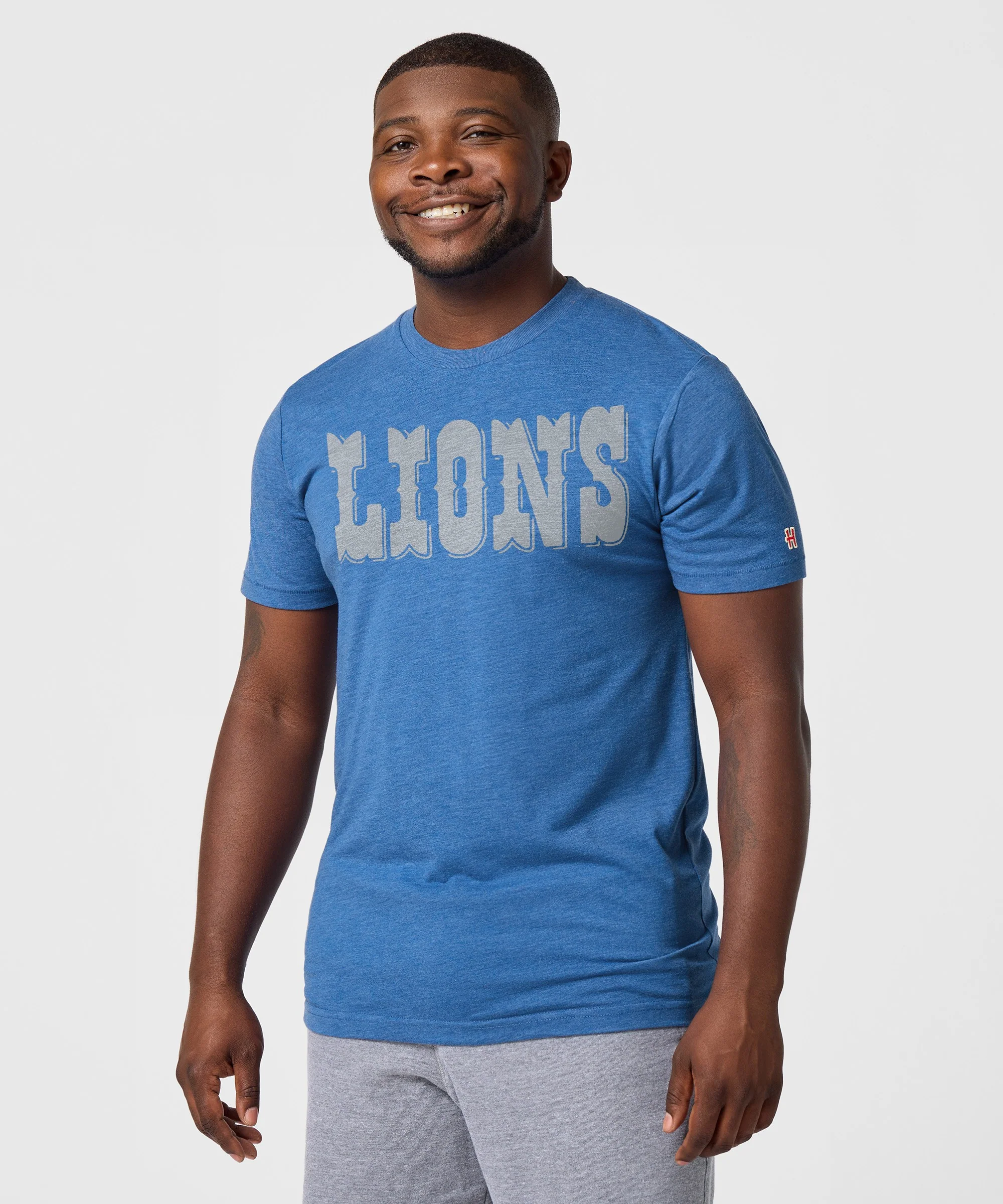 Detroit Lions Wordmark '70 T-Shirt - Image 3