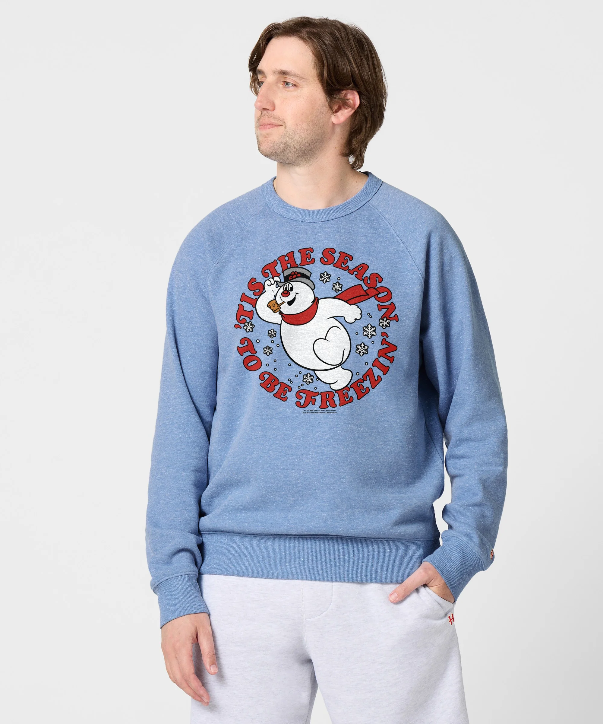 Frosty 'Tis The Season To Be Freezin' Crewneck - Image 3