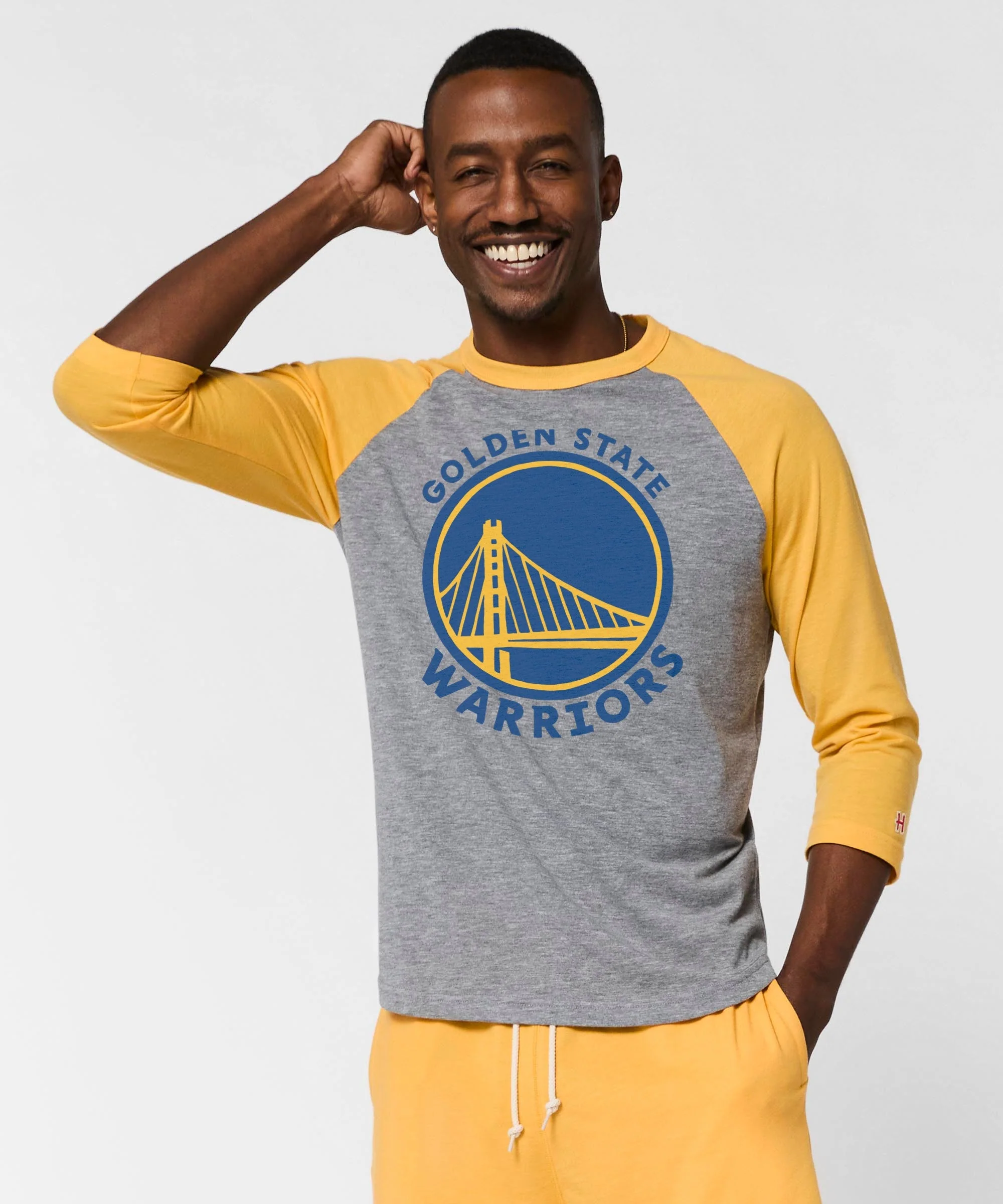 Golden State Warriors Logo Raglan - Image 3