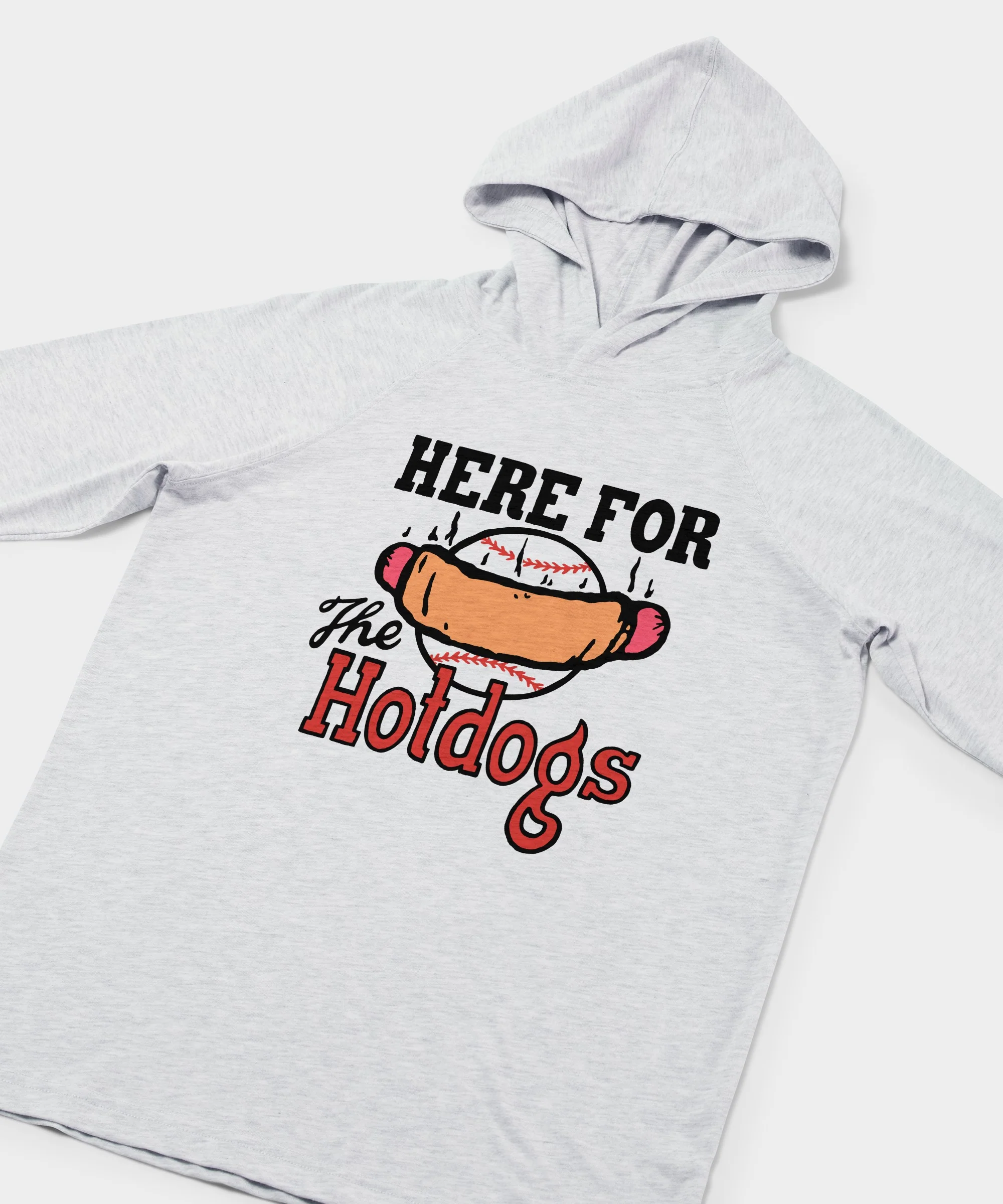 Here For The Hotdogs Lightweight Hoodie - Image 2