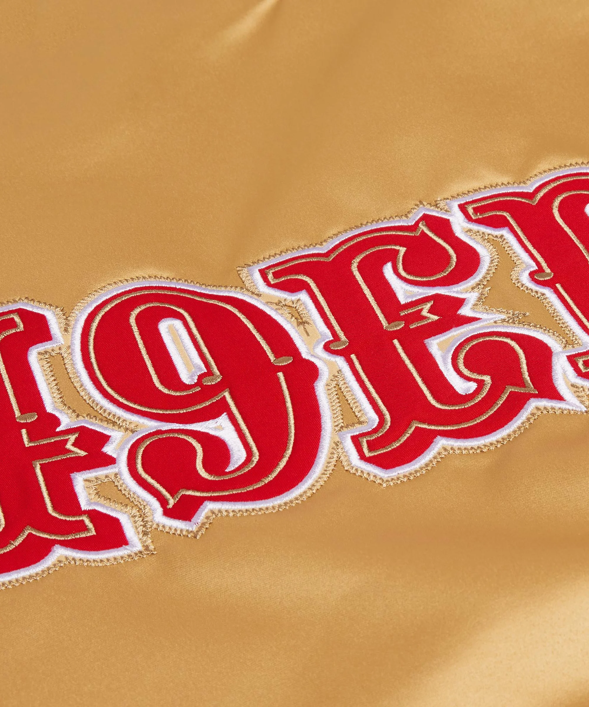 HOMAGE X Starter 49ers Heavyweight Satin Jacket - Image 4