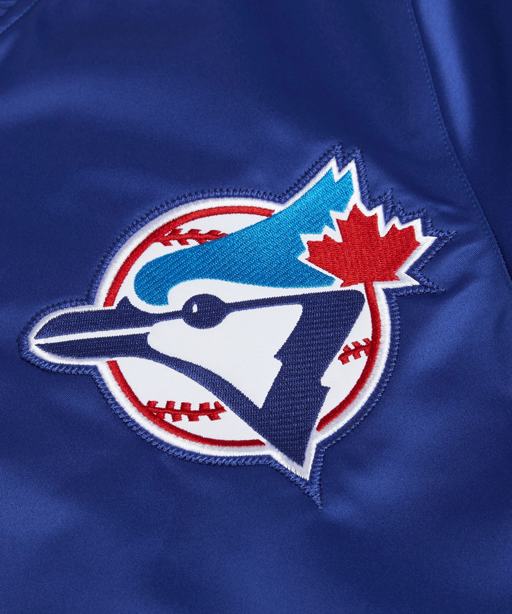 HOMAGE X Starter Blue Jays Heavyweight Satin Jacket - Image 4