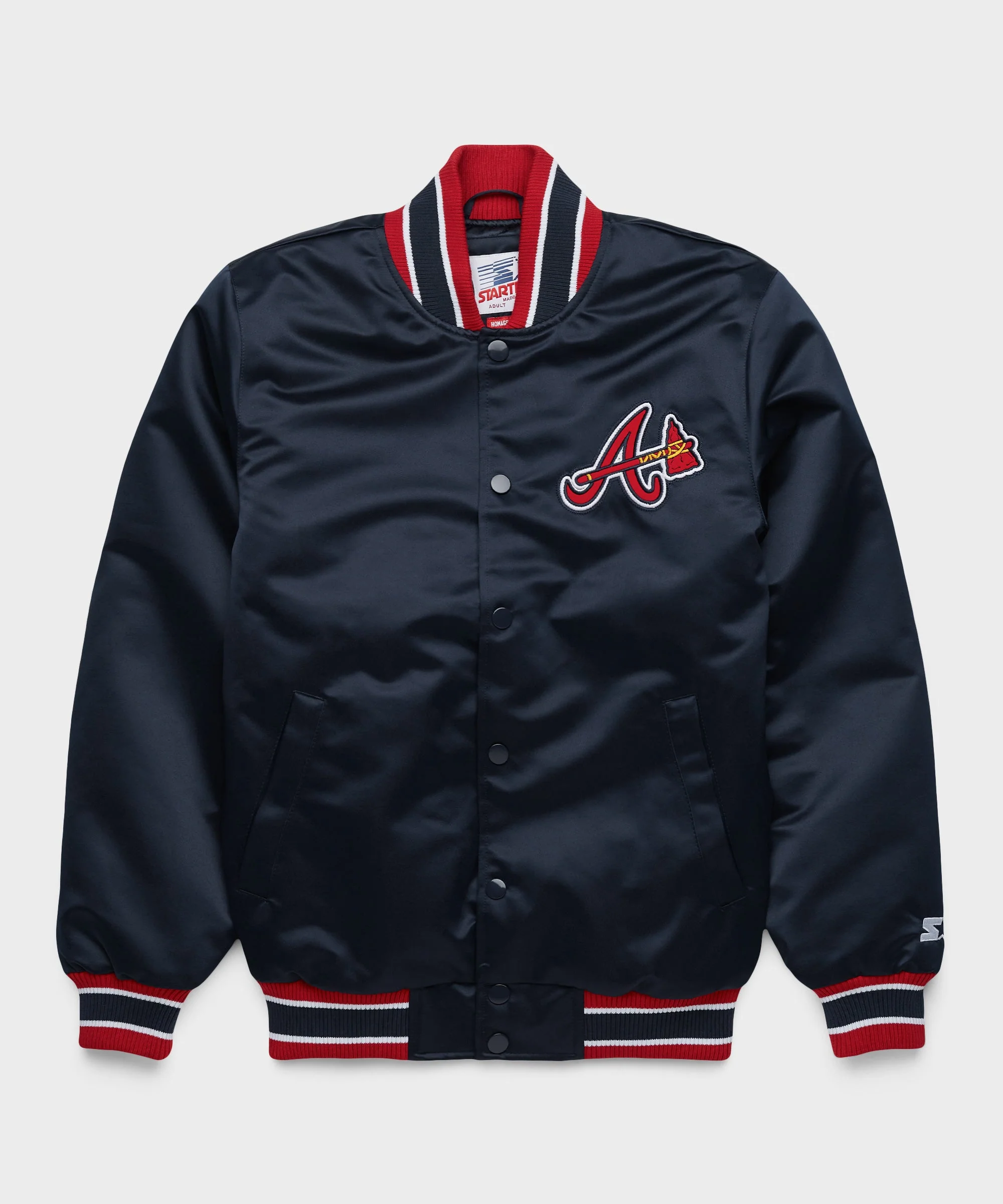 HOMAGE X Starter Braves Heavyweight Satin Jacket