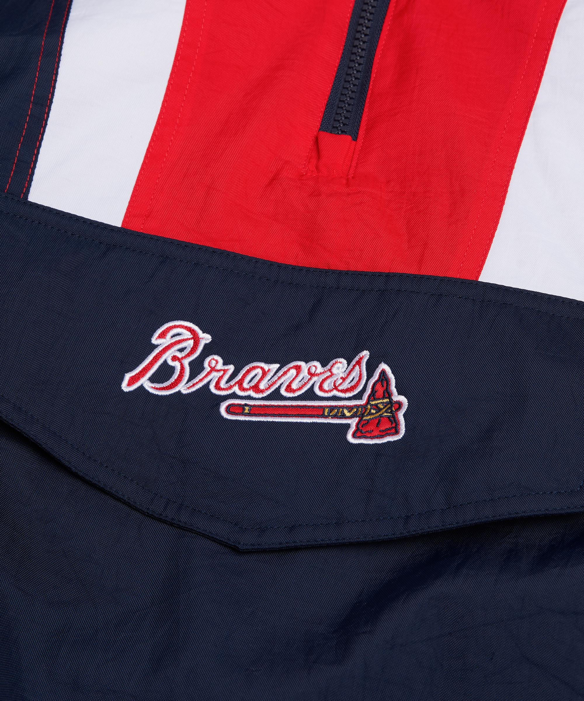 HOMAGE X Starter Braves Pullover Jacket - Image 4