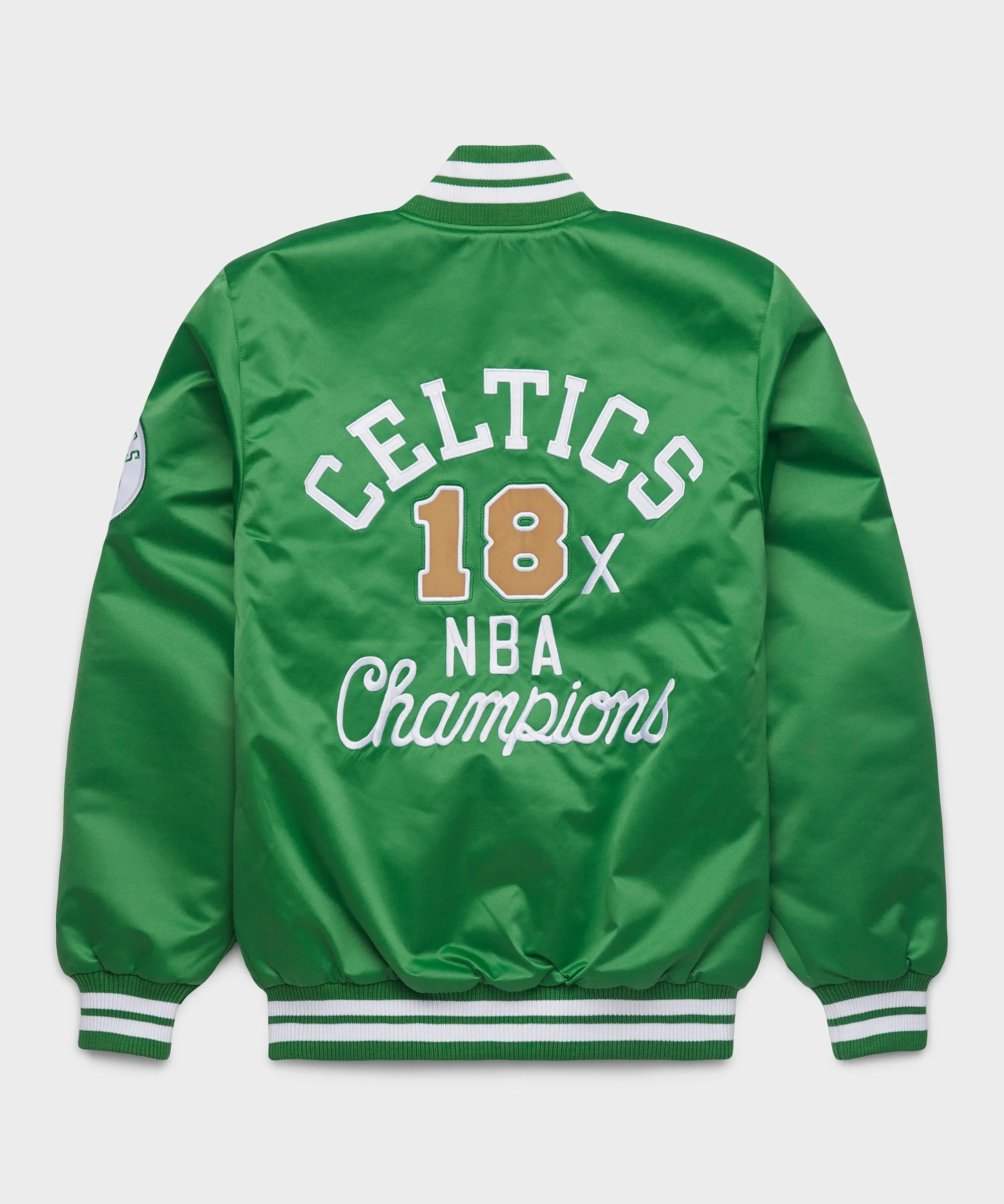 HOMAGE X Starter Celtics Heavyweight Satin Jacket - Image 2