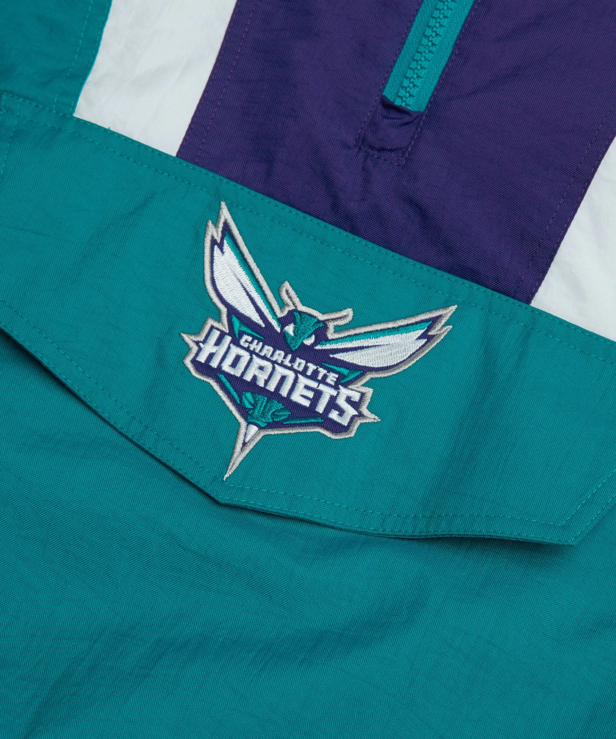 HOMAGE X Starter Hornets Pullover Jacket - Image 4