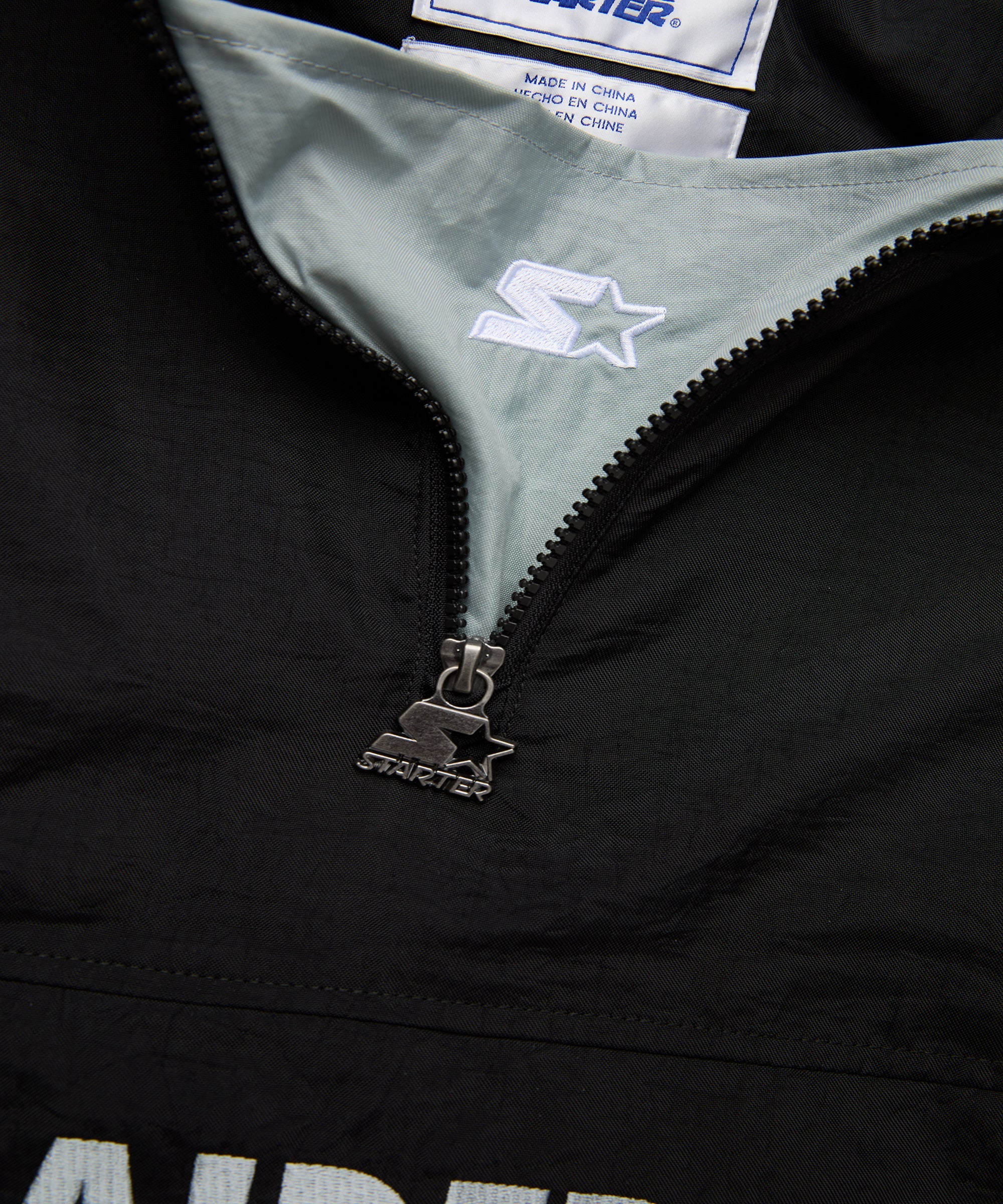 HOMAGE x Starter Raiders Blackout Breakaway Pullover Jacket - Image 4