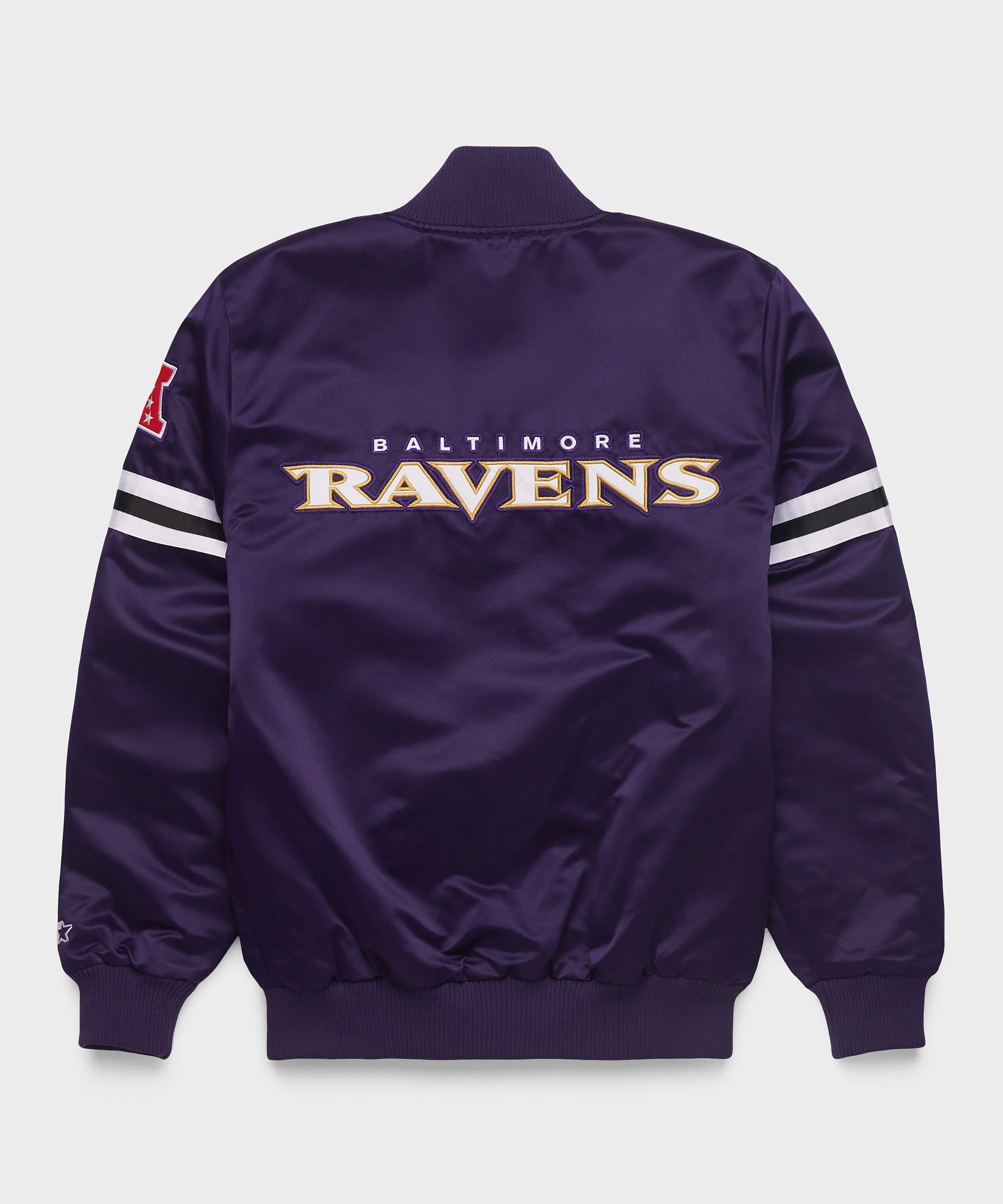 HOMAGE X Starter Ravens Heavyweight Satin Jacket - Image 2