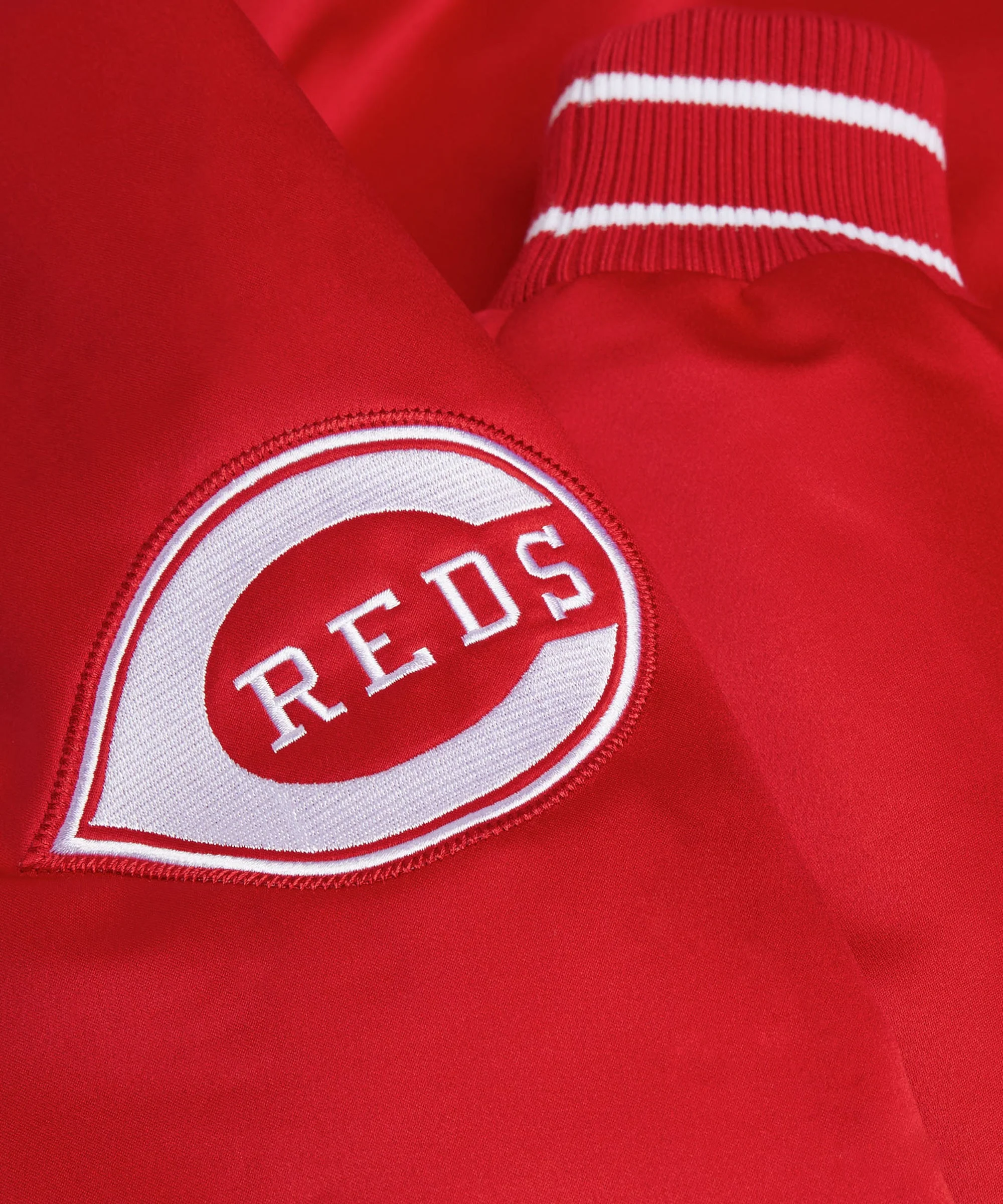 HOMAGE X Starter Reds Heavyweight Satin Jacket - Image 6