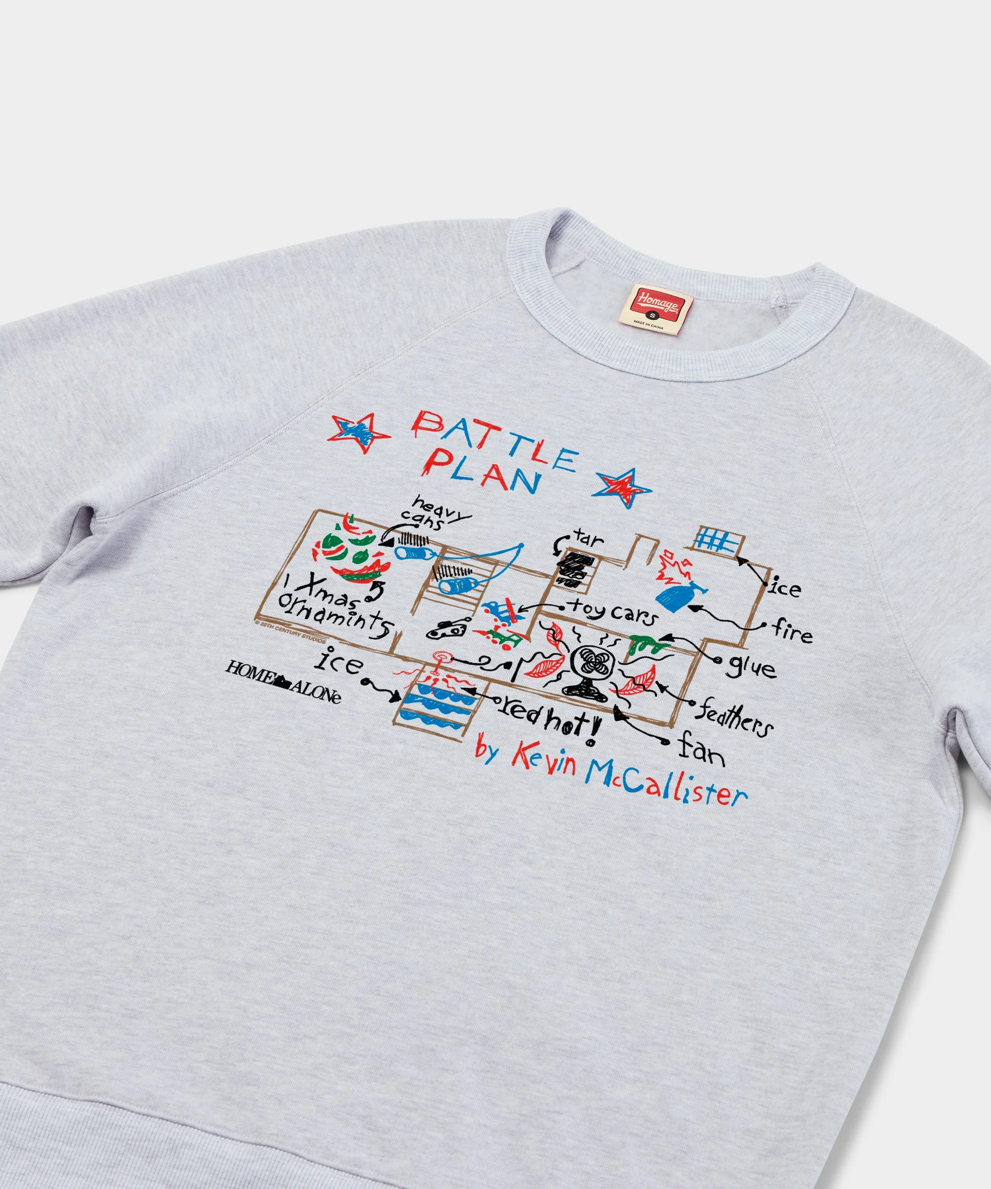 Home Alone Kevin's Battle Plan Crewneck - Image 2
