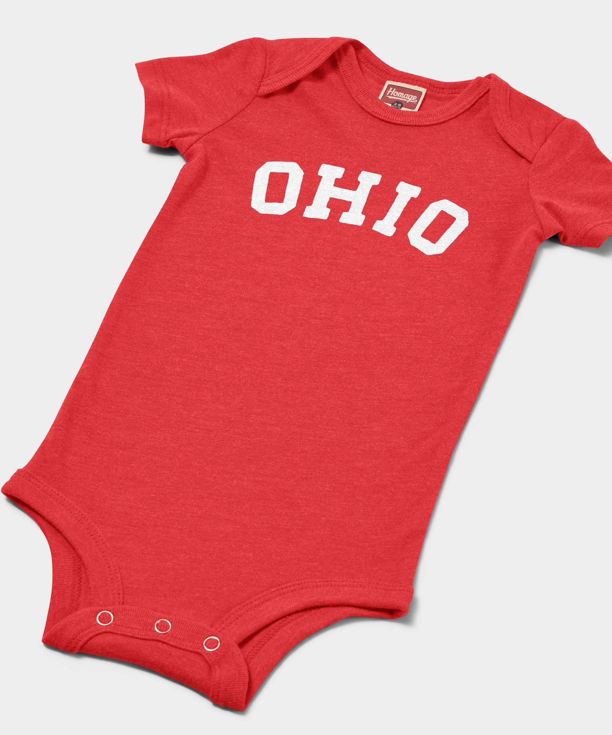 Jesse Owens Block Ohio Baby One Piece - Image 2