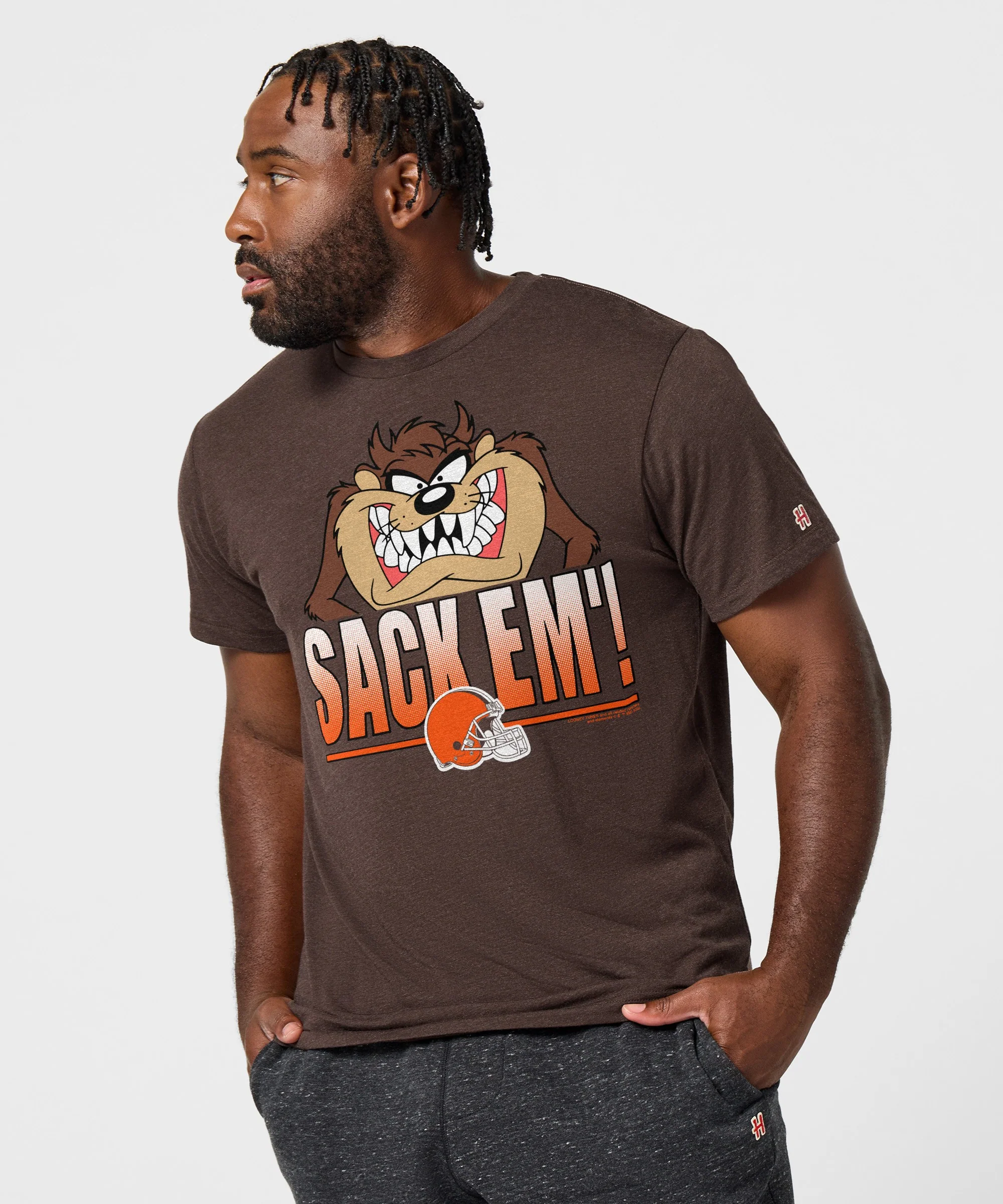 Looney Tunes Taz Sack Em' x Cleveland Browns - Image 3