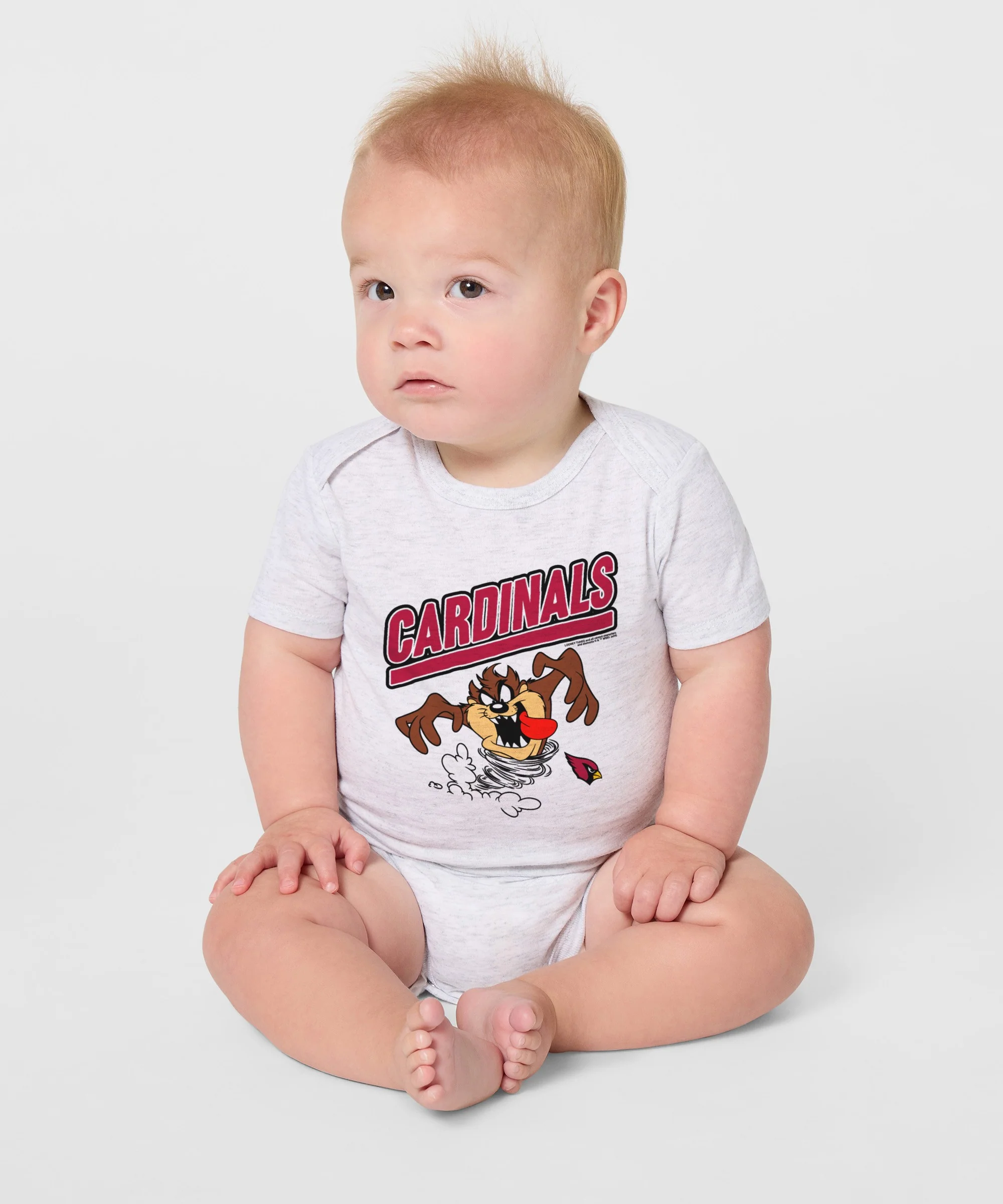 Looney Tunes Taz x Arizona Cardinals Baby One Piece - Image 3