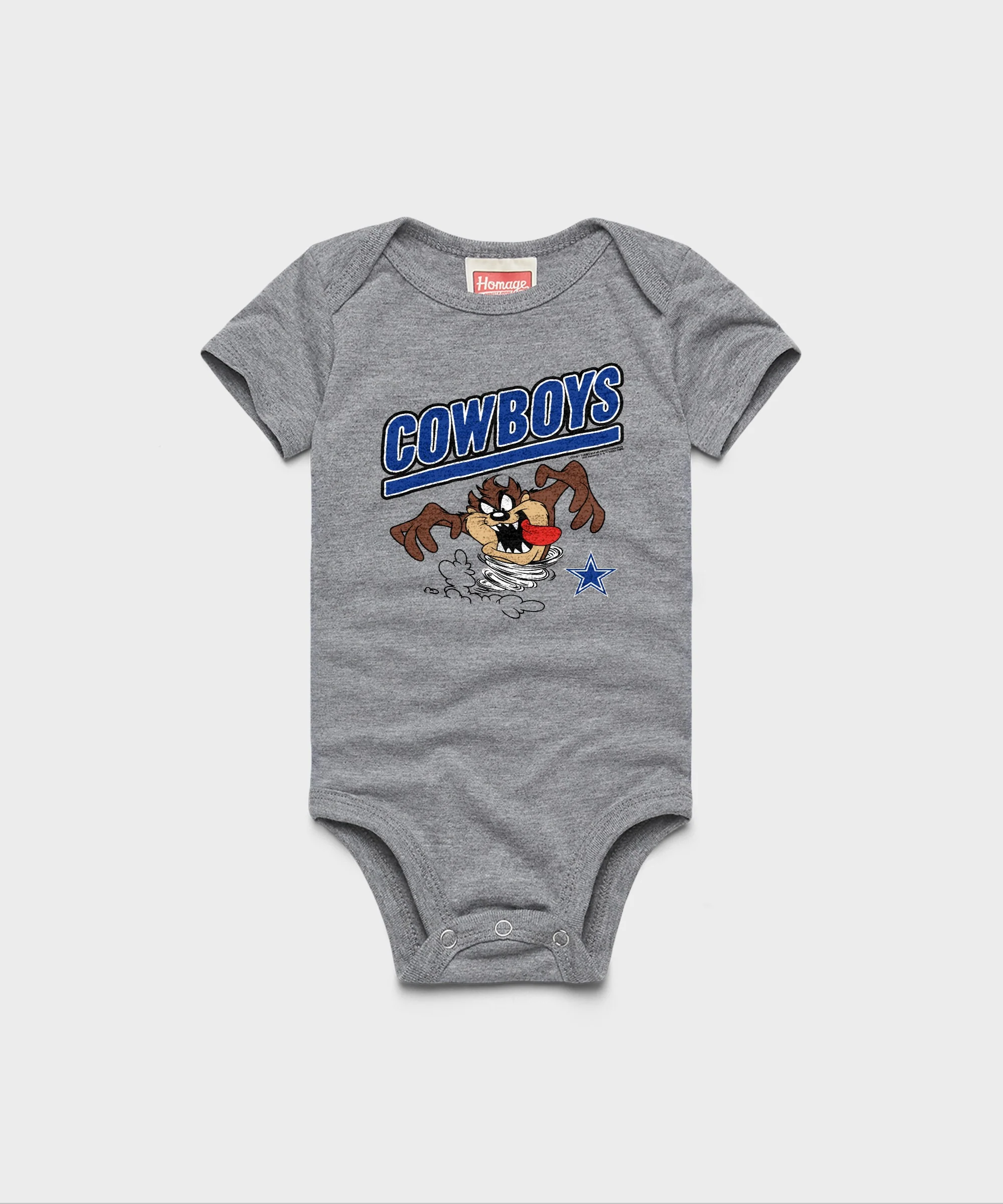 Looney Tunes Taz x Dallas Cowboys Baby One Piece