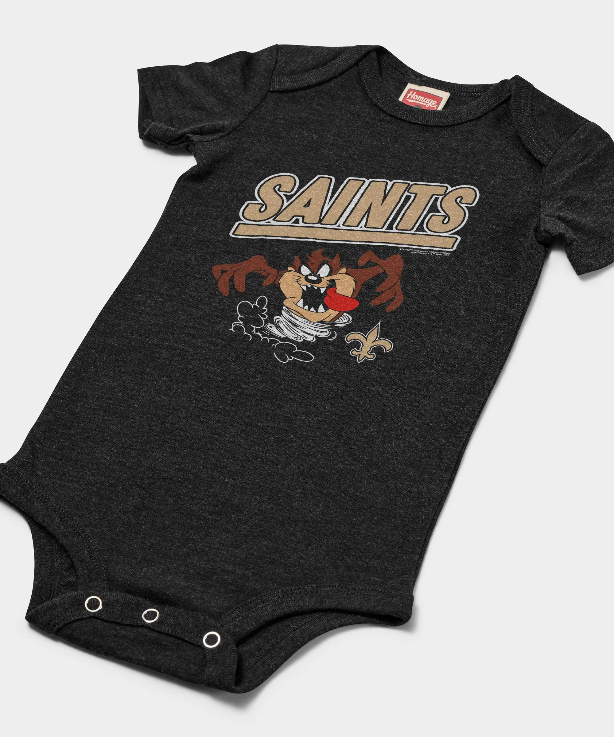 Looney Tunes Taz x New Orleans Saints Baby One Piece - Image 2