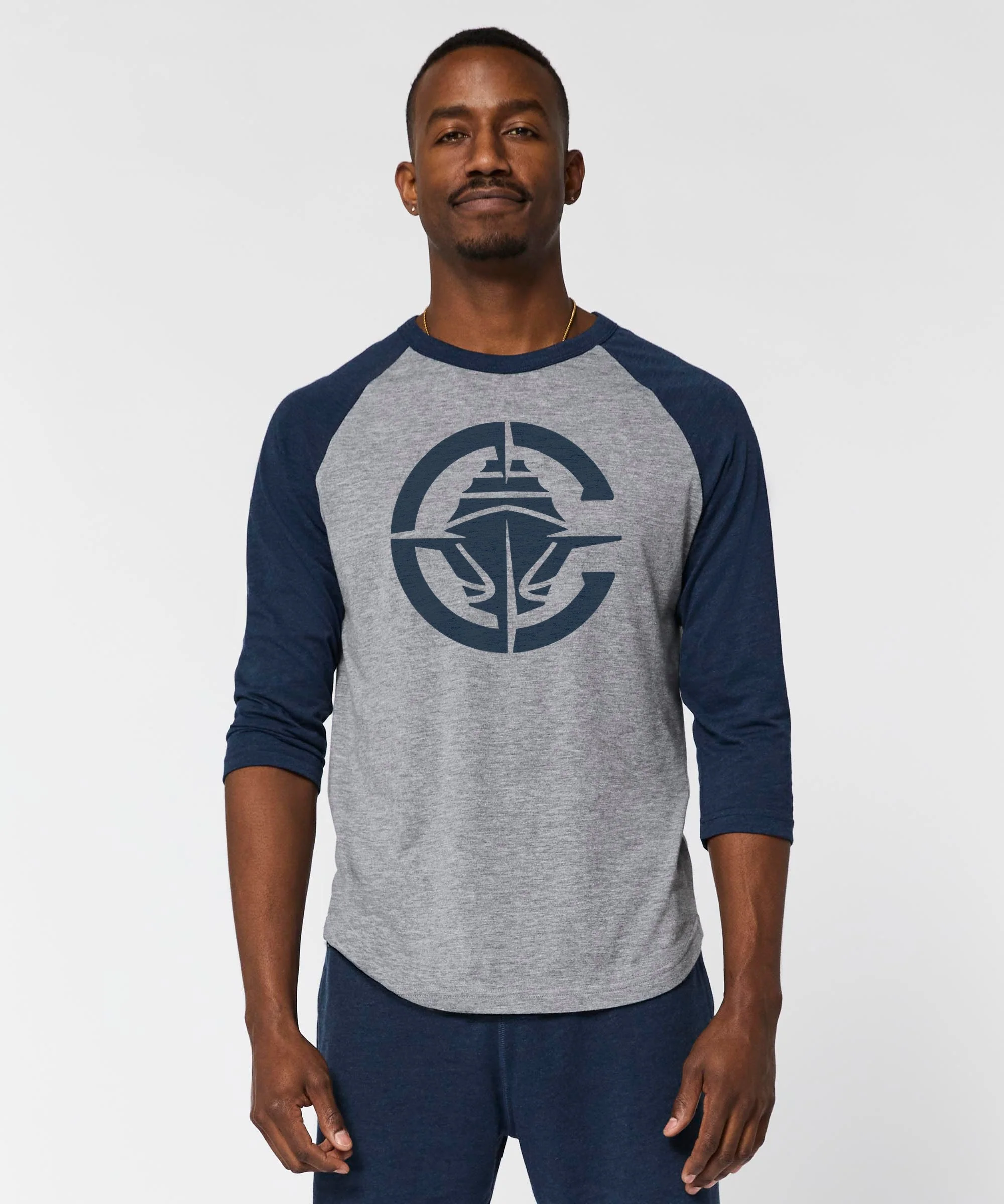 Los Angeles Clippers Logo Raglan - Image 3