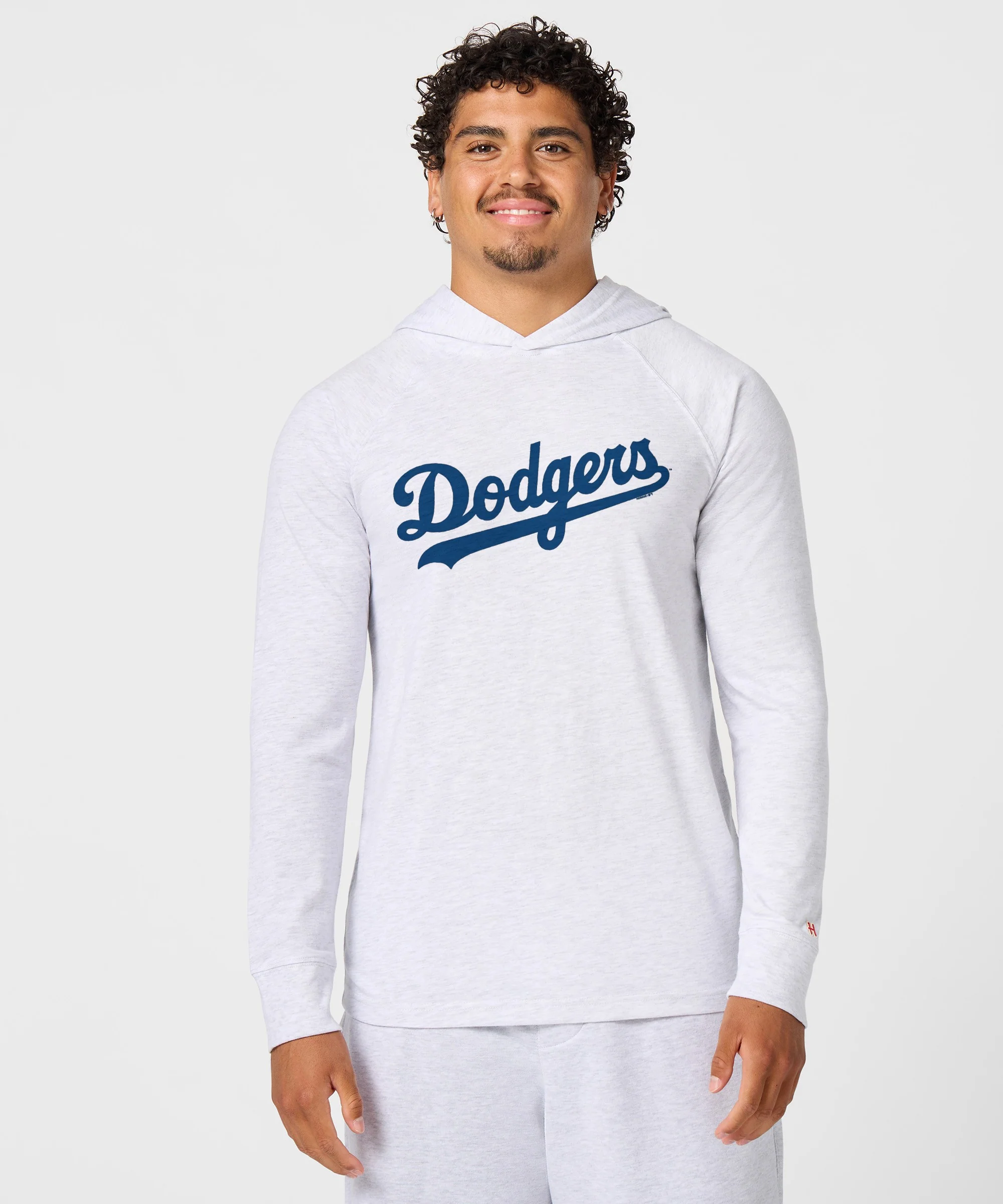 Los Angeles Dodgers Jersey Logo '03 Lightweight Hoodie - Image 3