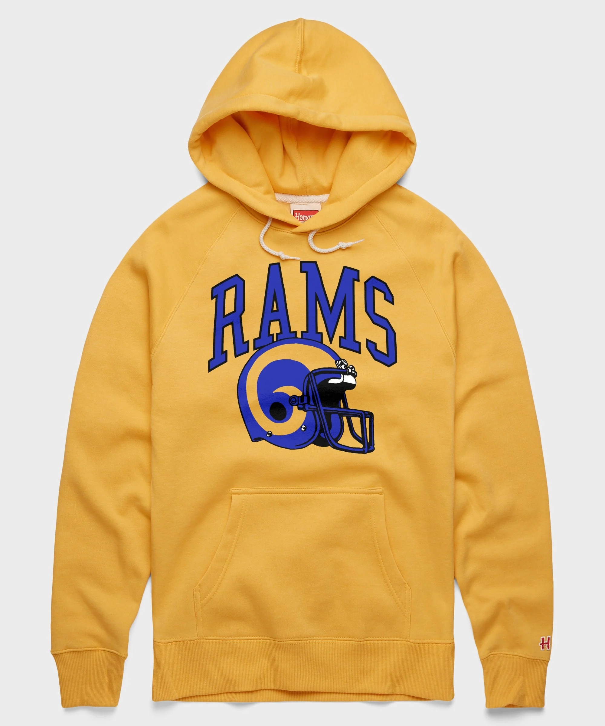 Los Angeles Rams Helmet Retro Hoodie