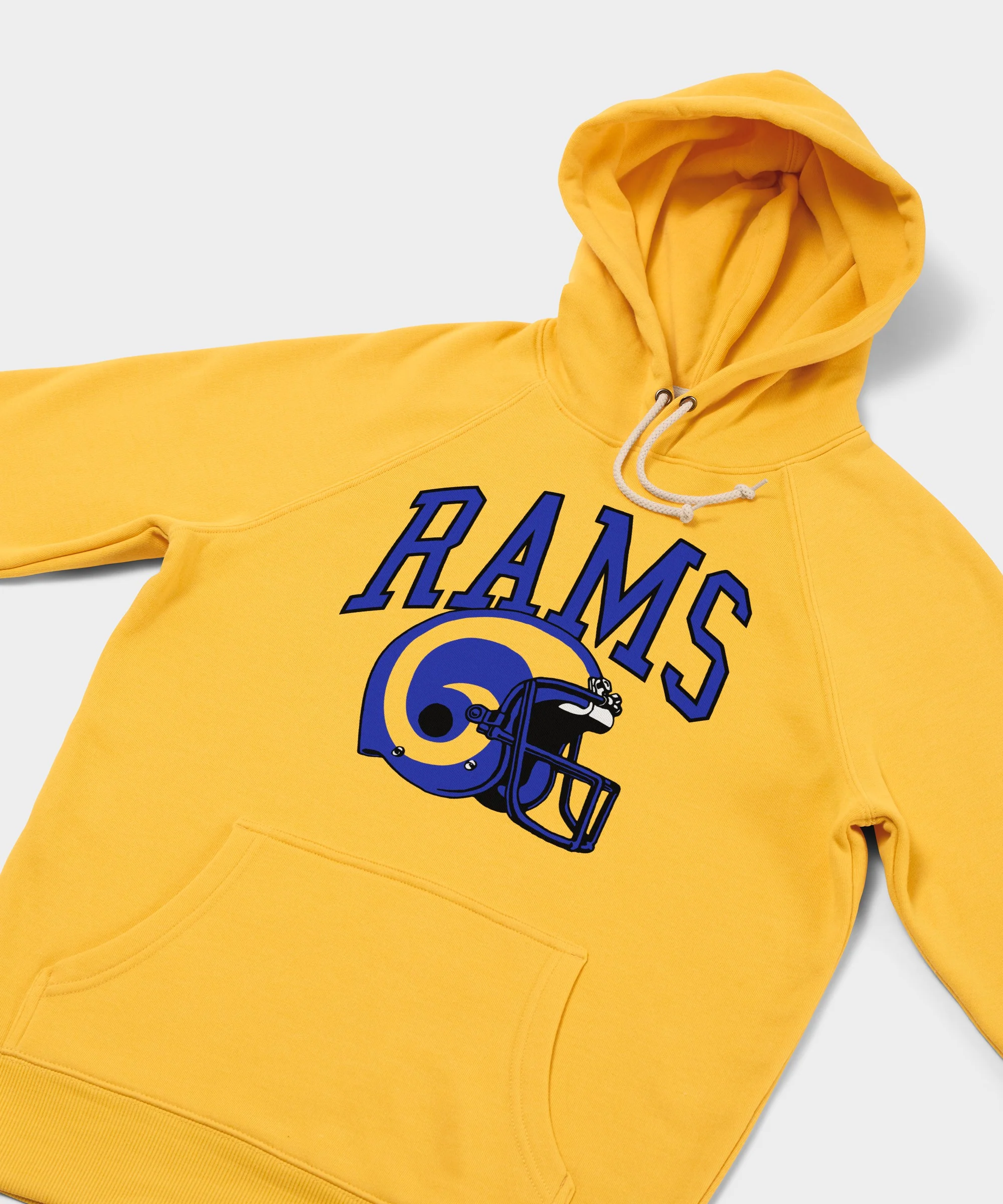 Los Angeles Rams Helmet Retro Hoodie - Image 2